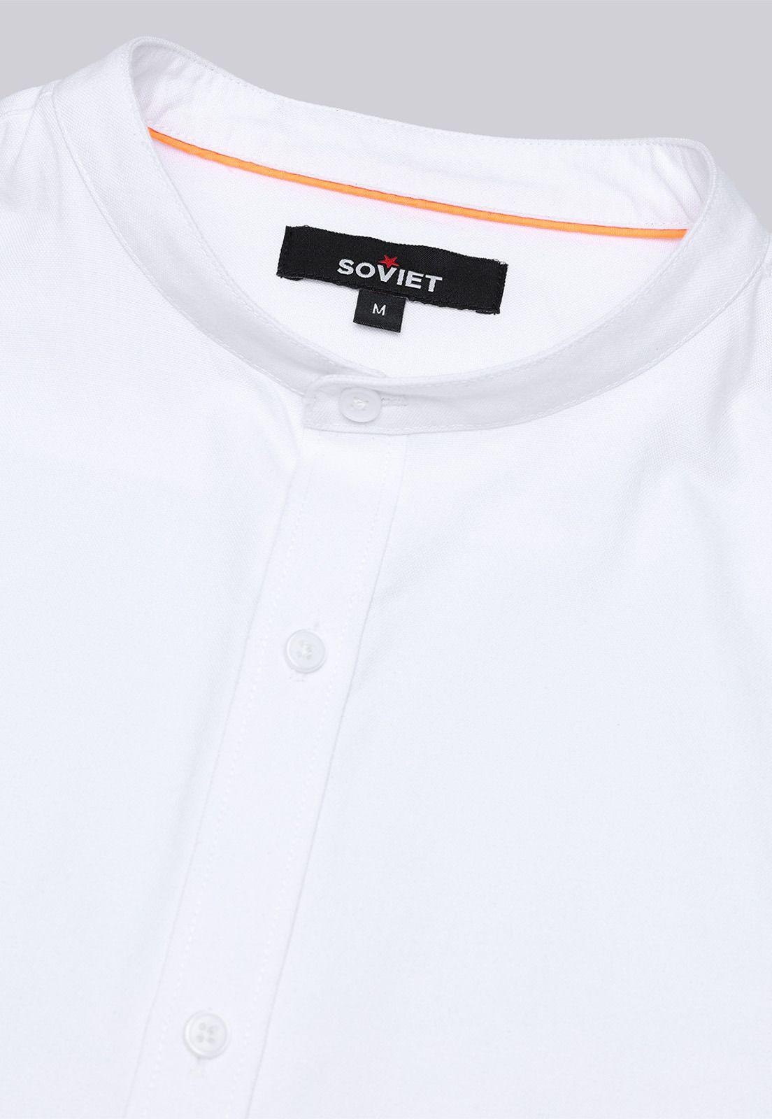 Camisa Cuello Mao Soviet SCVF021BL-4