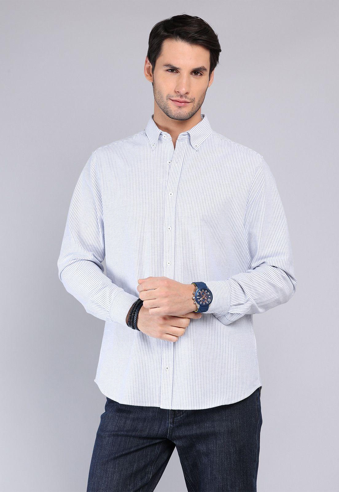 Camisa Oxford Spandex Arrow CM32002AZ-0