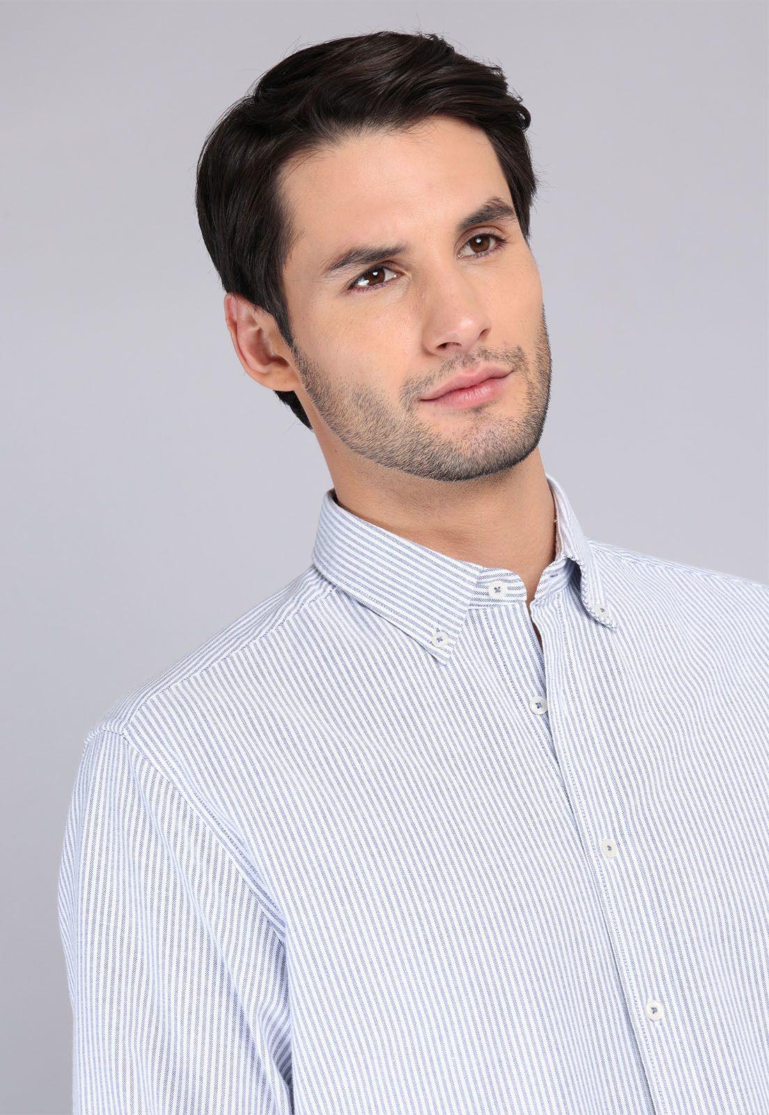 Camisa Oxford Spandex Arrow CM32002AZ-2