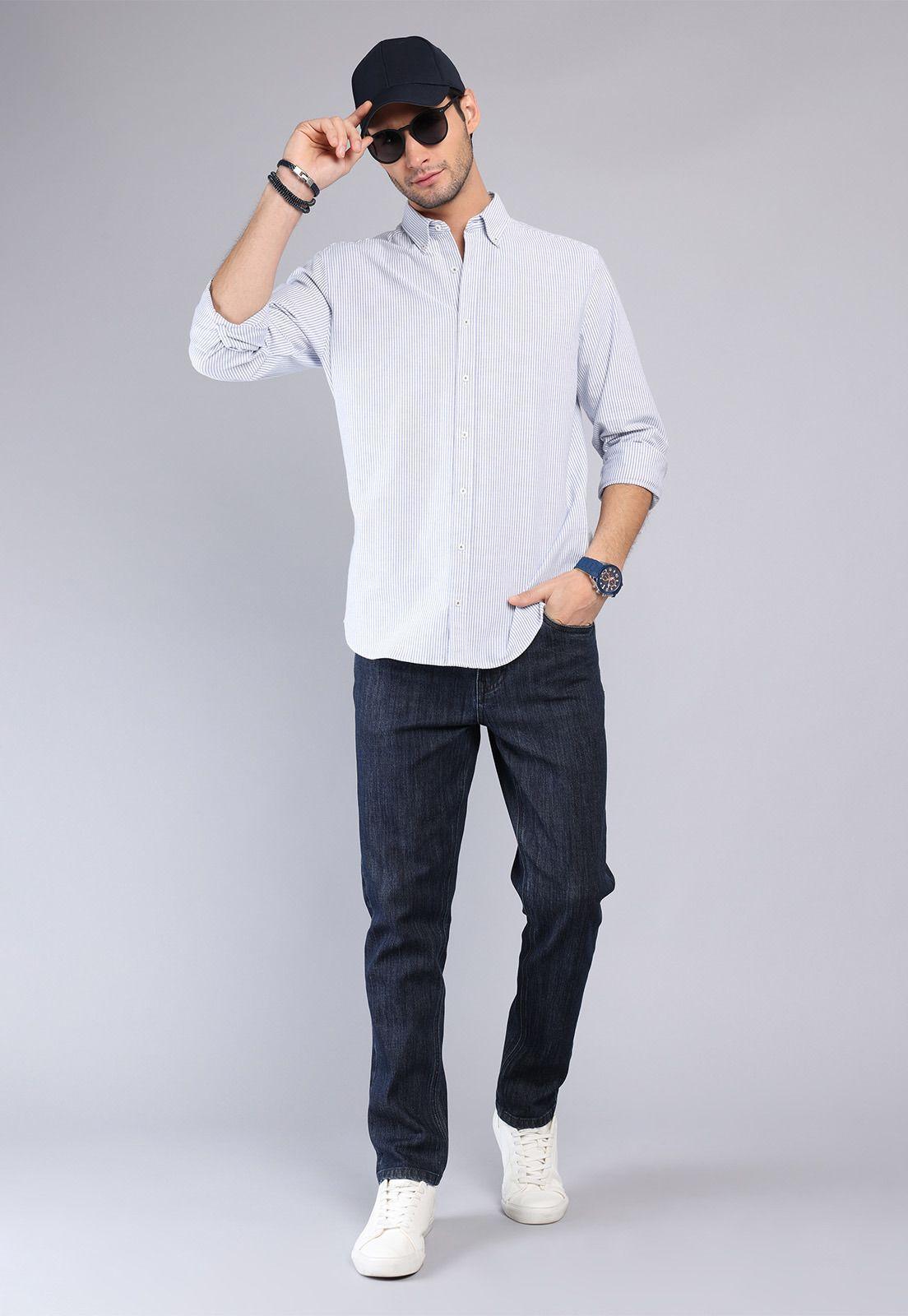 Camisa Oxford Spandex Arrow CM32002AZ-3