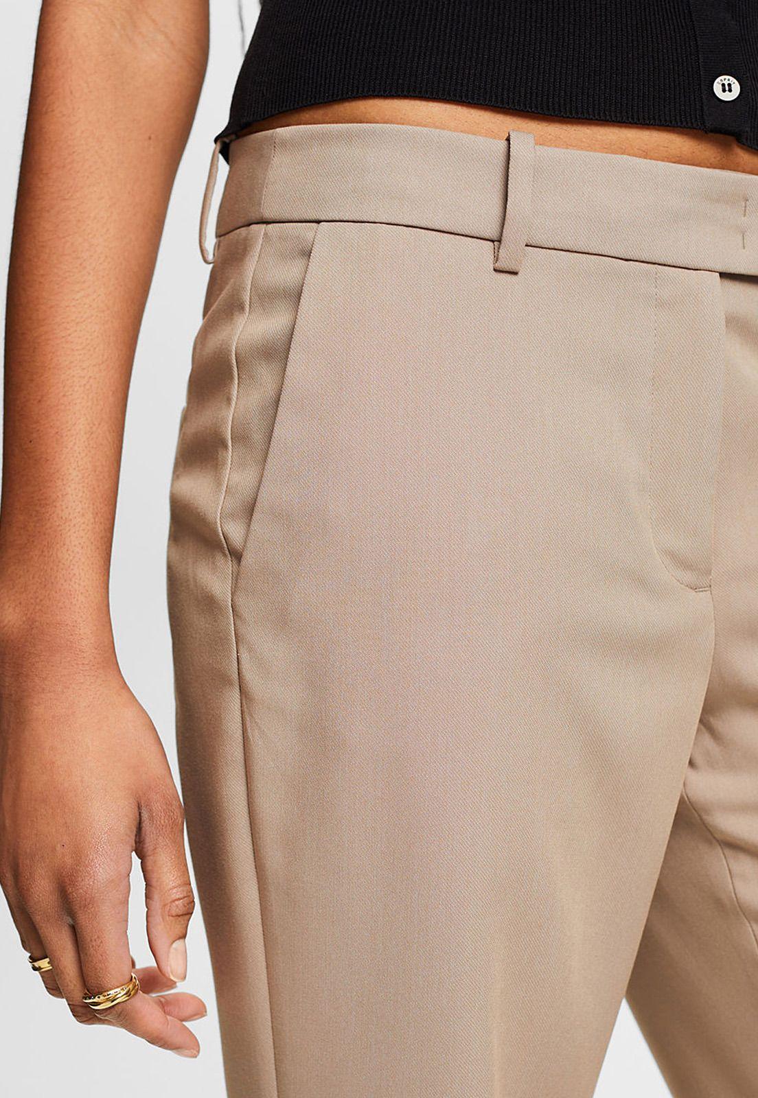 Pantalón Straight De Tiro Bajo Mujer Esprit 024EE1B316-2