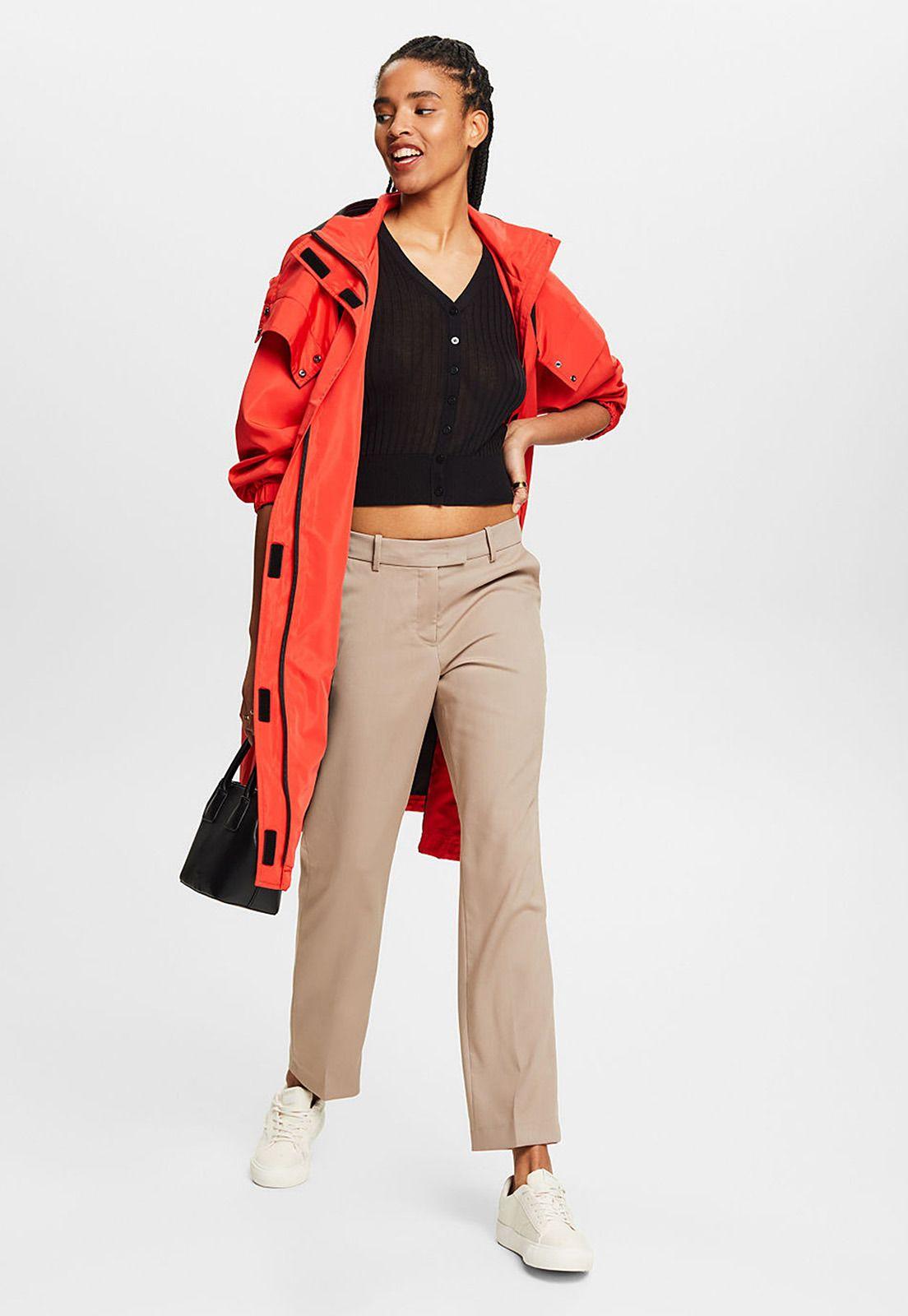 Pantalón Straight De Tiro Bajo Mujer Esprit 024EE1B316-3