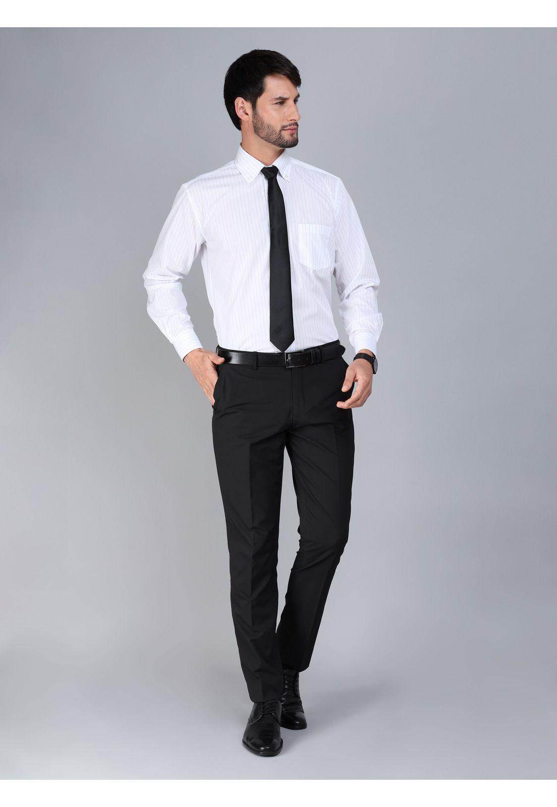 Camisa Formal Rayas Tailored Fit Blanco Arrow ARM0507BL-3