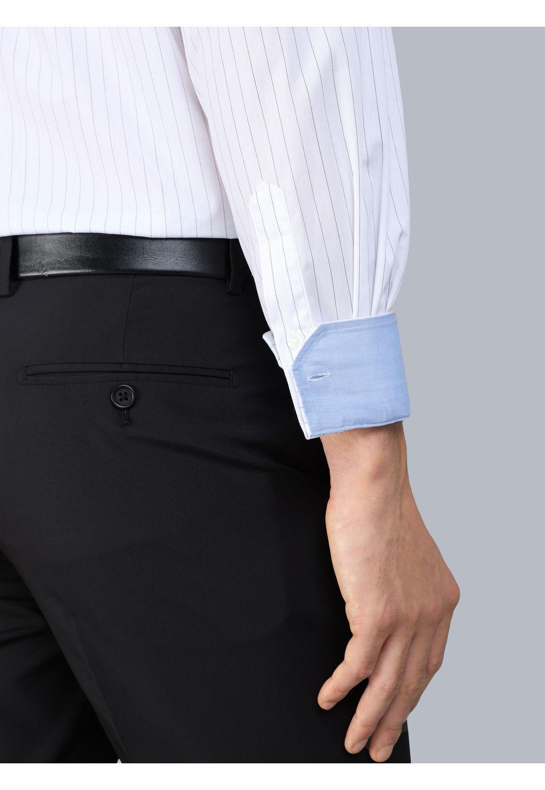 Camisa Formal Rayas Tailored Fit Blanco Arrow ARM0507BL-5