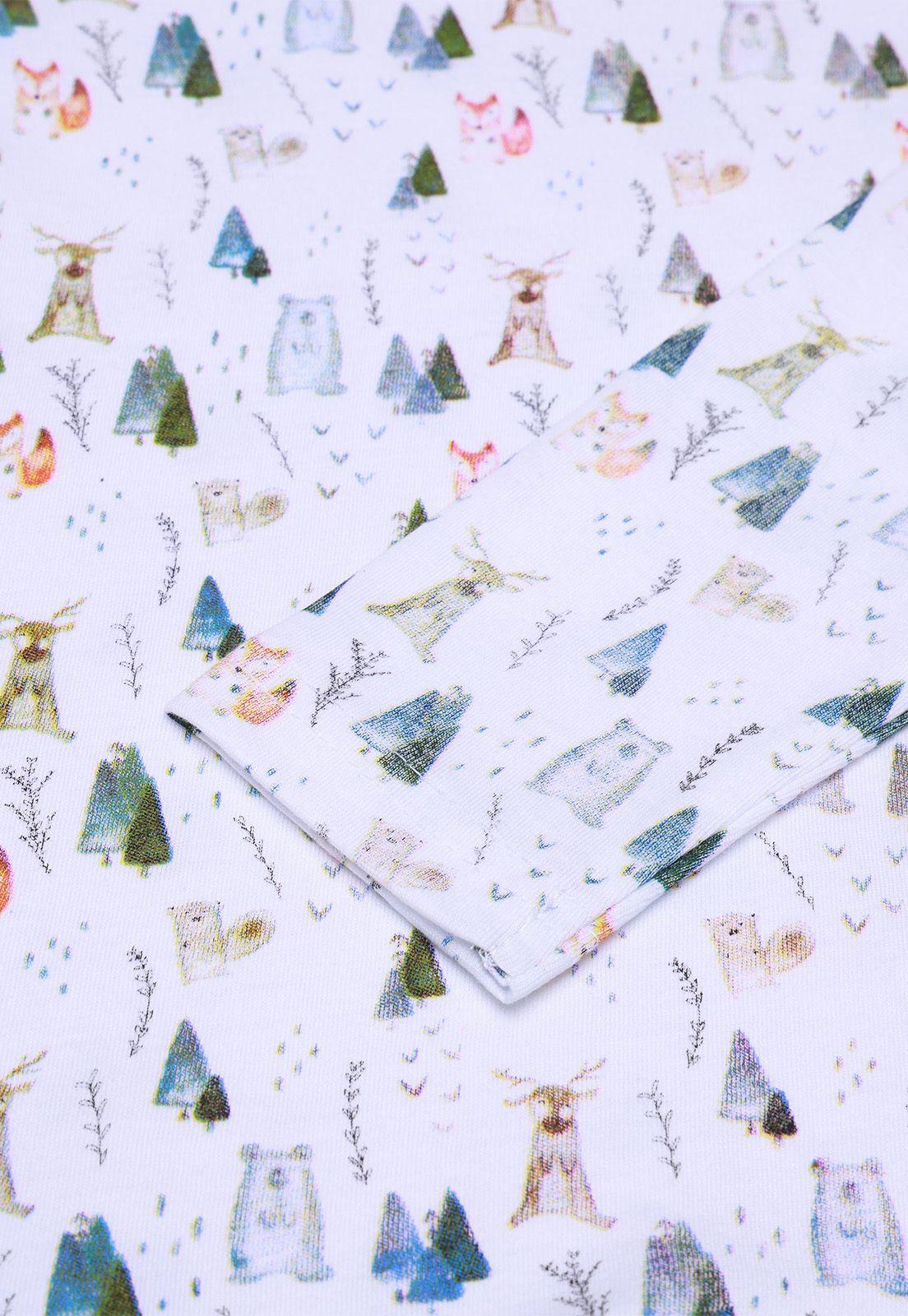 Polera Estampada Niño Osito-3