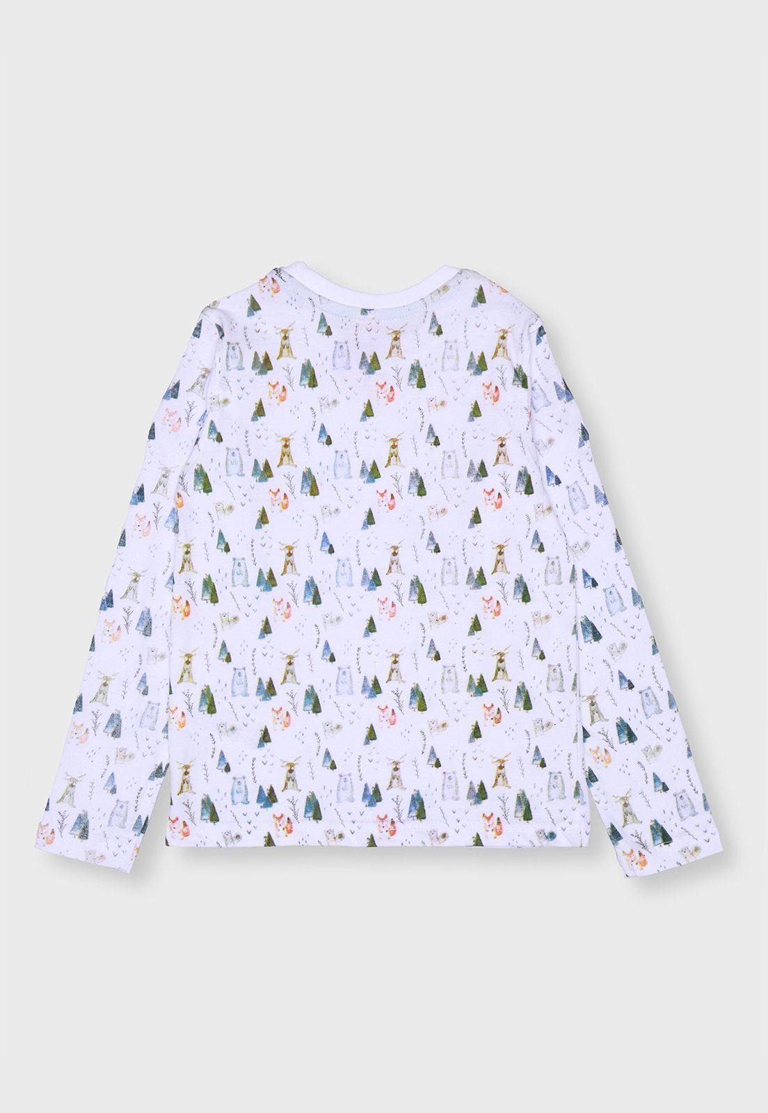 Polera Estampada Niño Osito-1