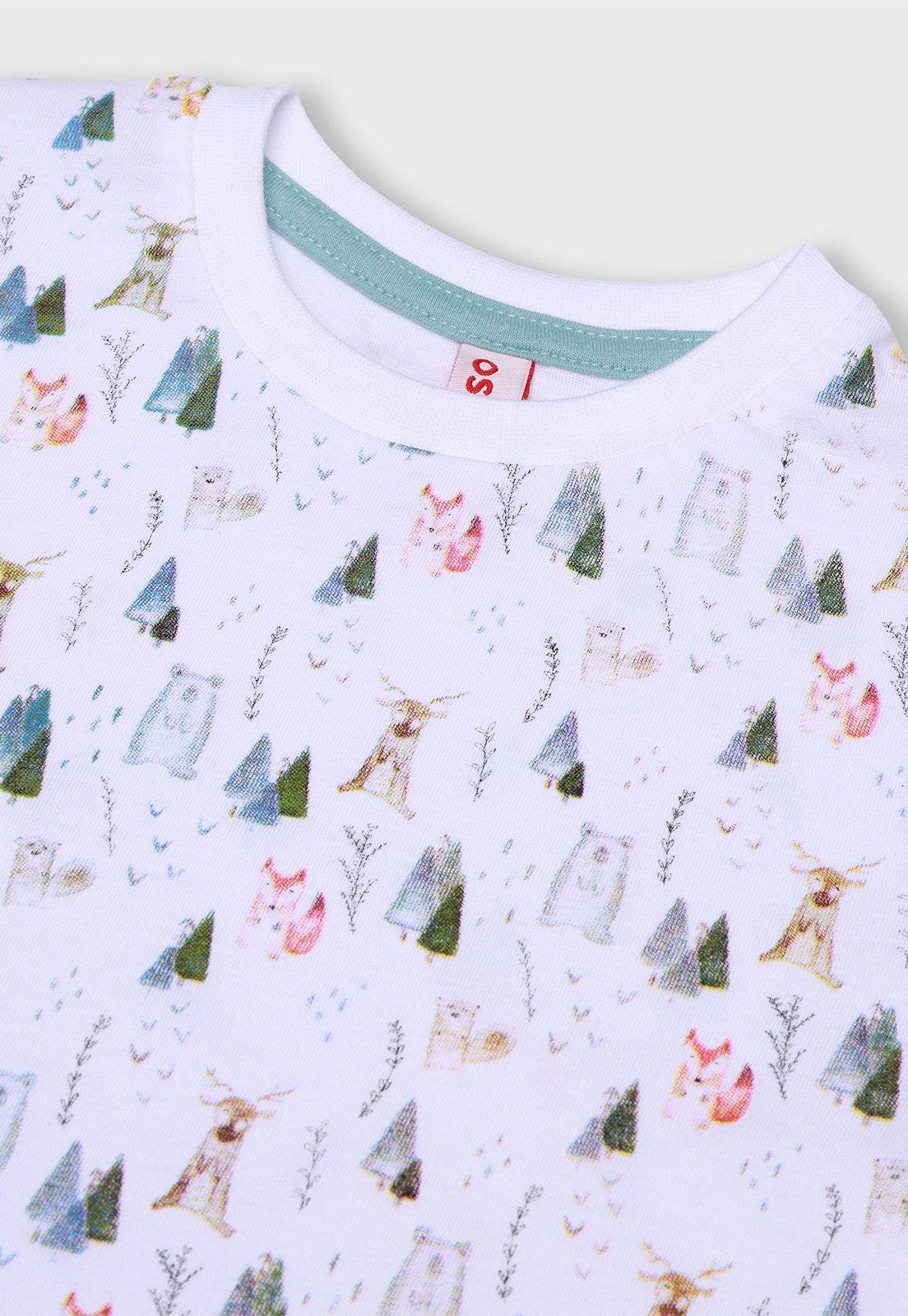 Polera Estampada Niño Osito-2