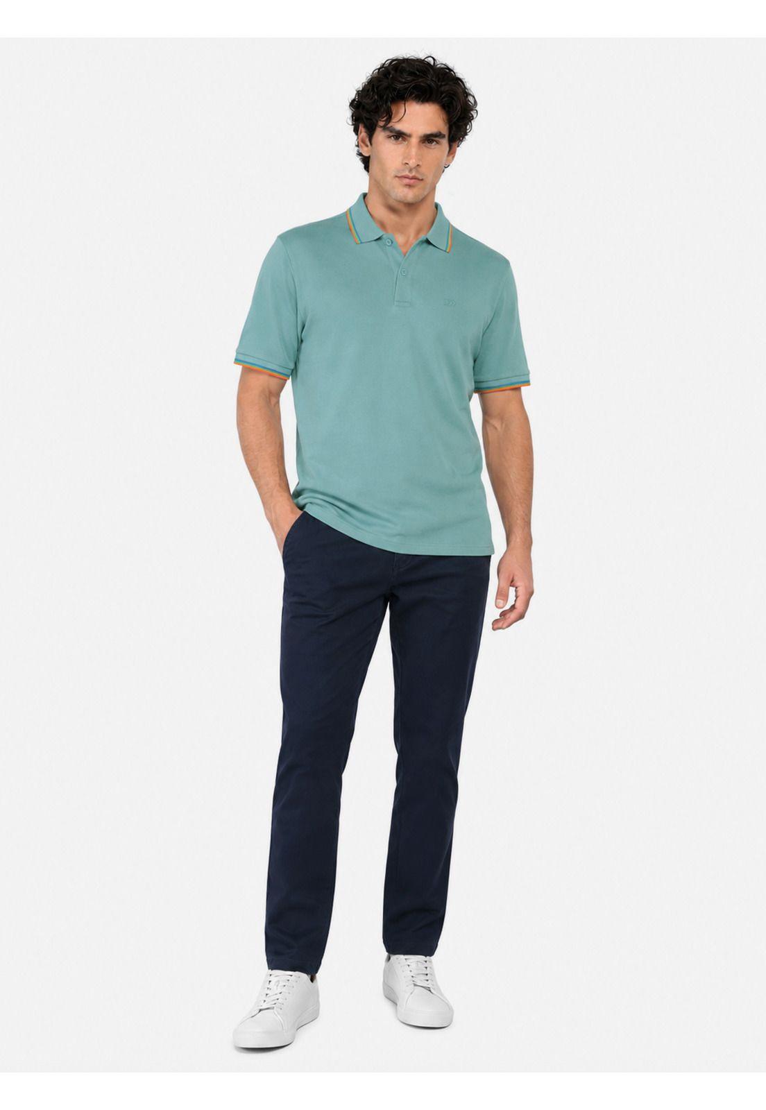 Polera Pique Regular Fit Verde Claro Arrow PO34038AQ-3