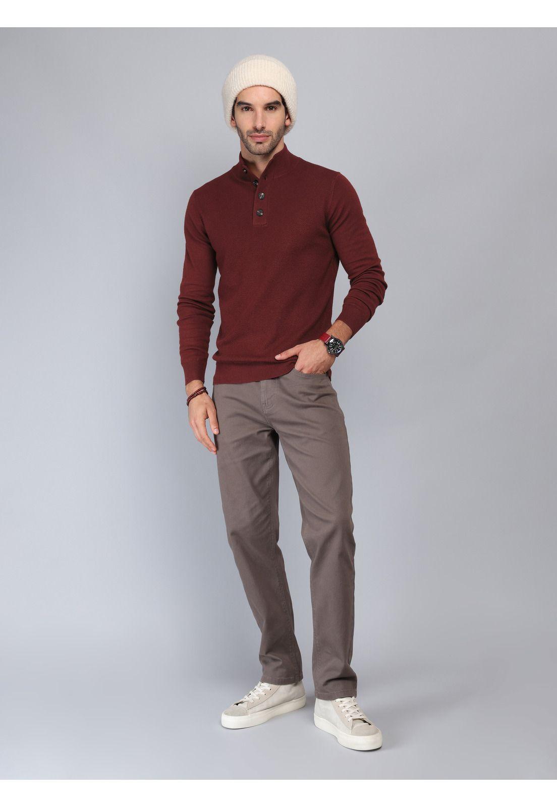 Sweater Texturado Cuello Alto Piero Butti PBCII24BU-3