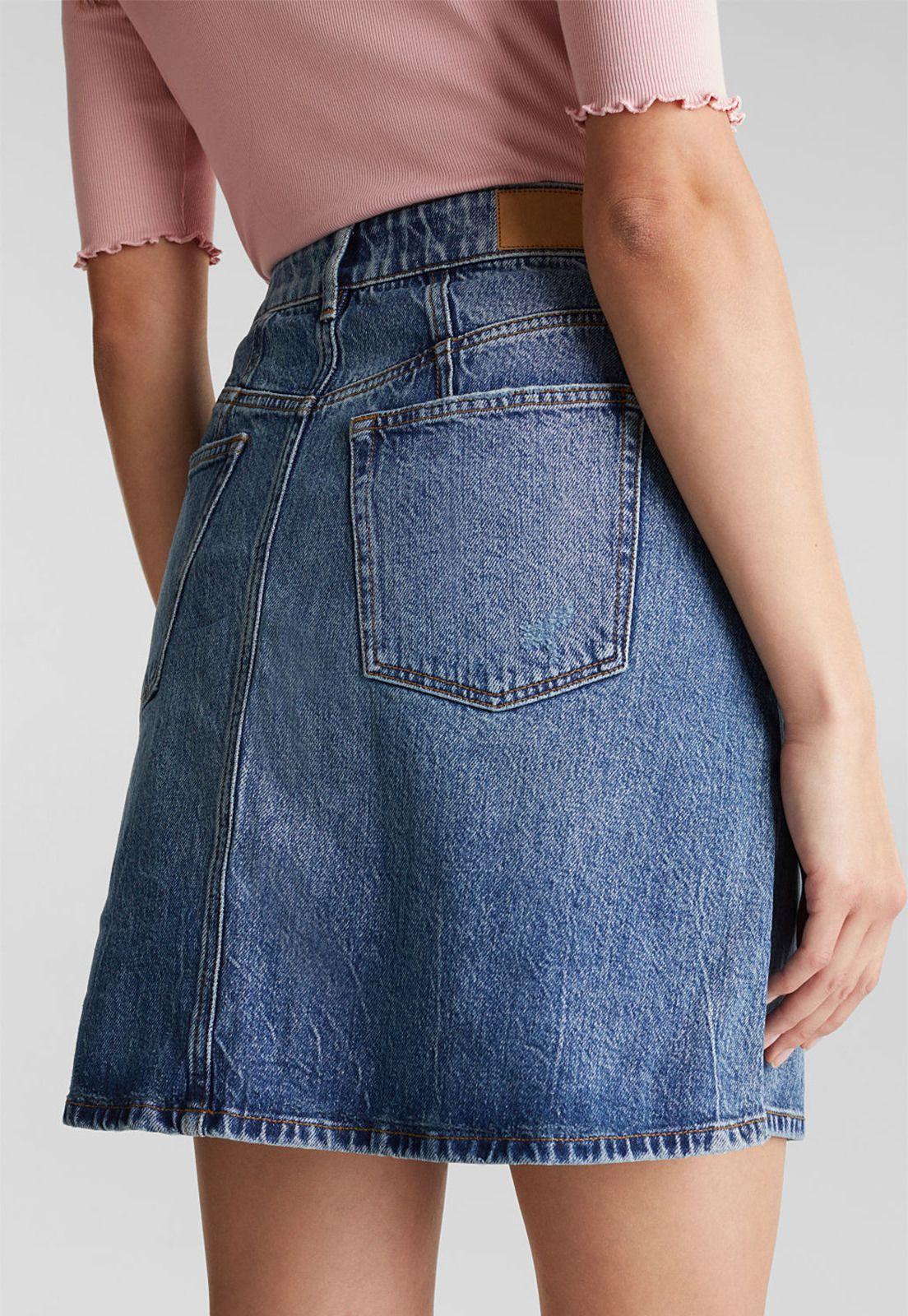 Falda Mini Denim Esprit-2