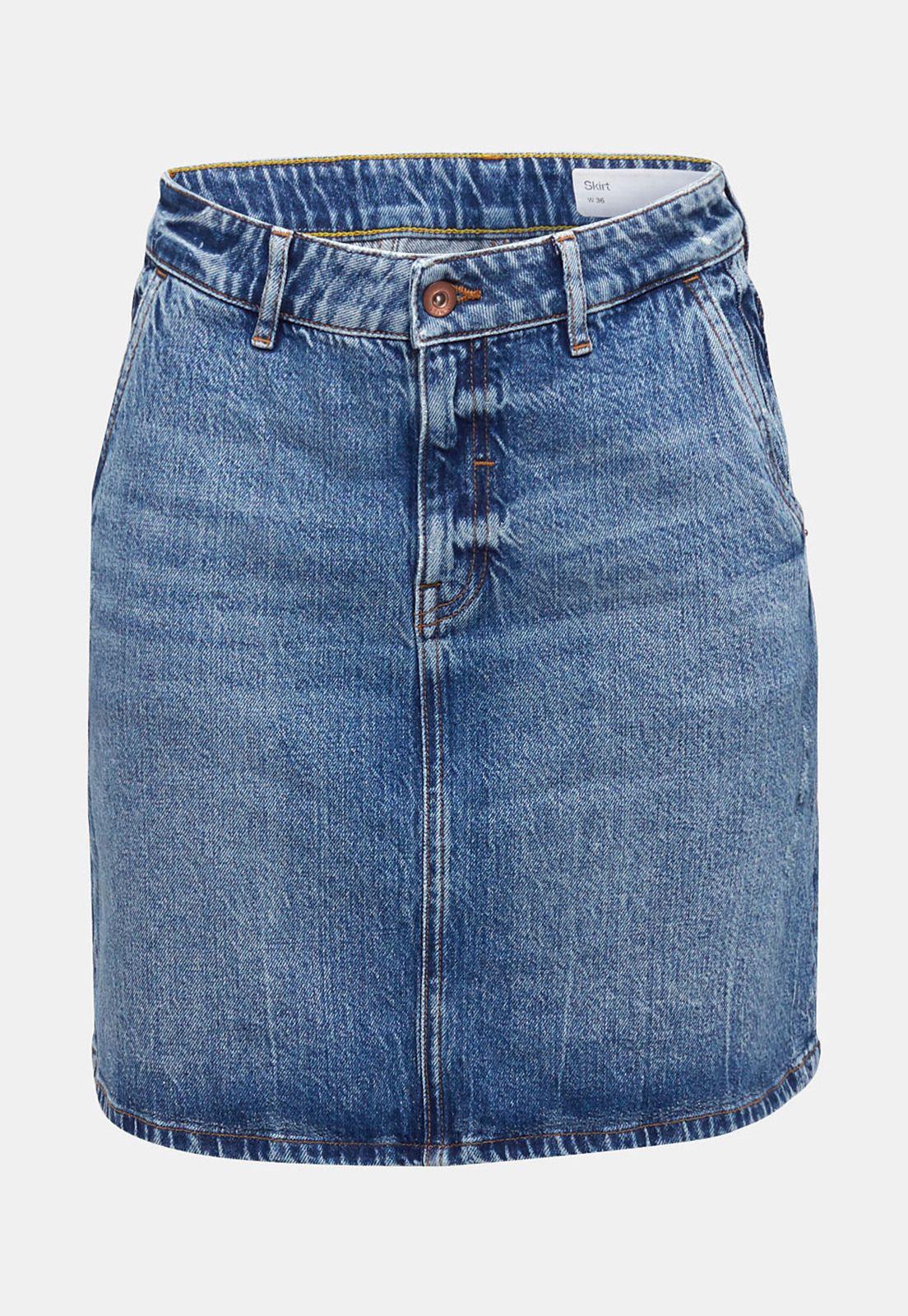 Falda Mini Denim Esprit-3