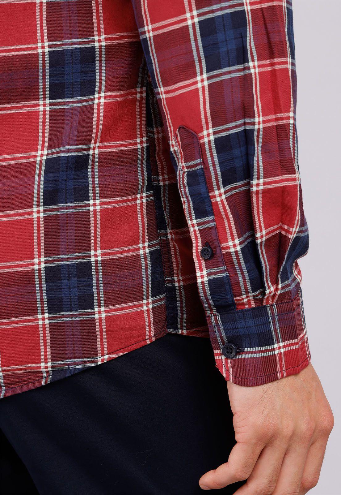 Camisa Cuadros Manga Larga Arrow CM32031RO-5