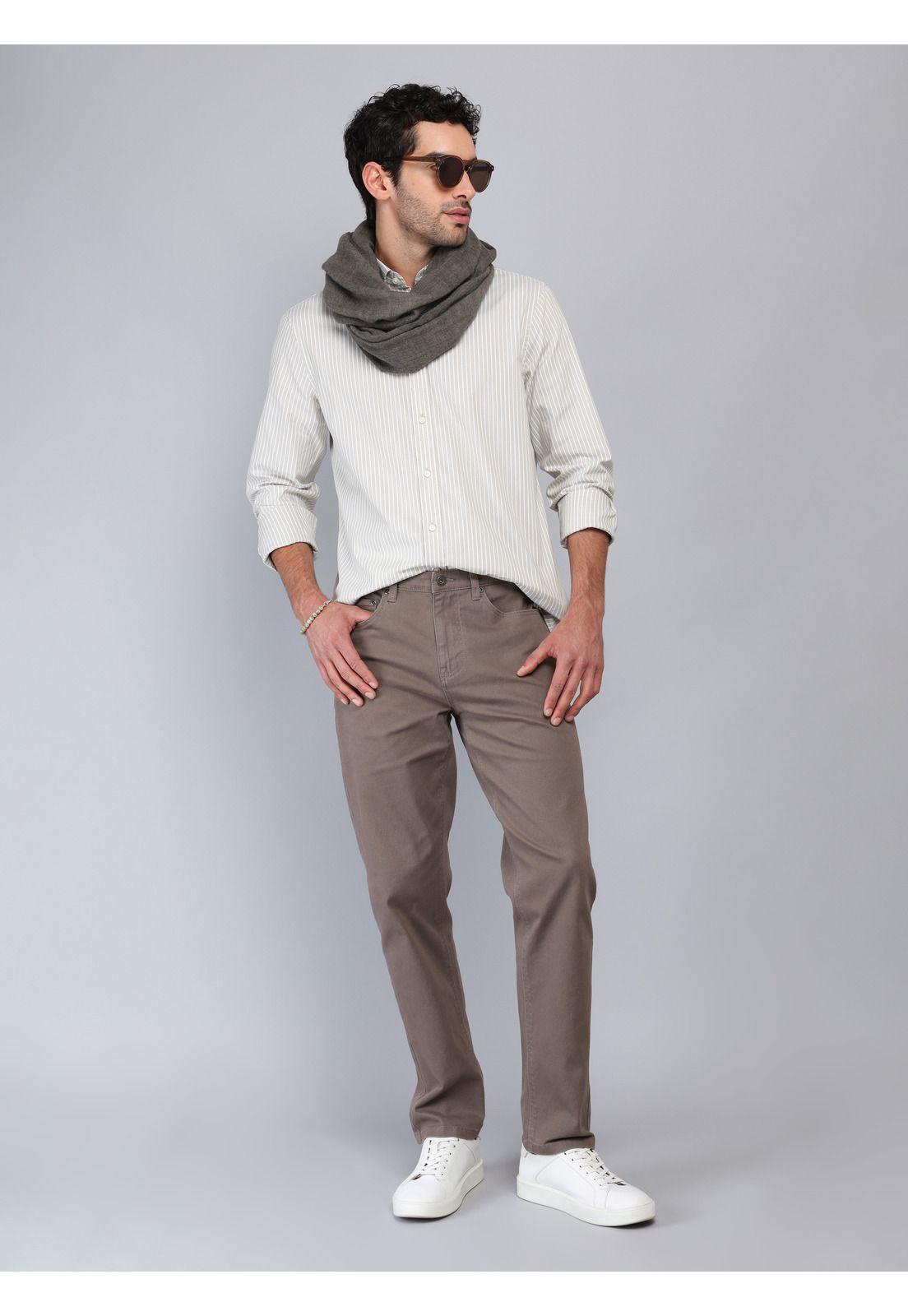 Pantalón 5 Pocket Regular Fit Gris oscuro Piero Butti PBCIB12GO-3