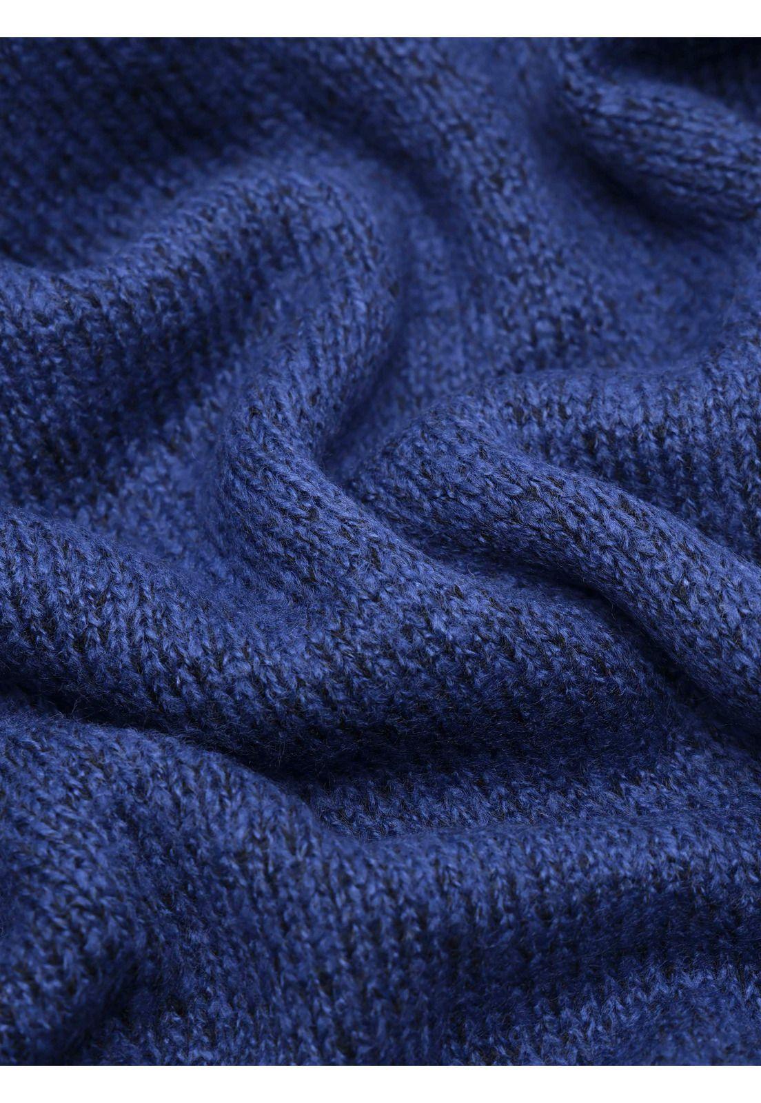 Sweater Cuello Redondo Regular Fit Azul Arrow SW33099AL-5