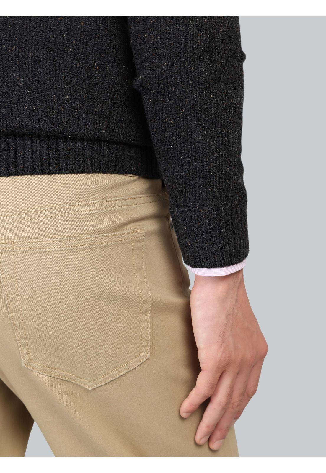 Sweater Cuello Redondo Regular fit Gris Oscuro Arrow SW33087GO-4