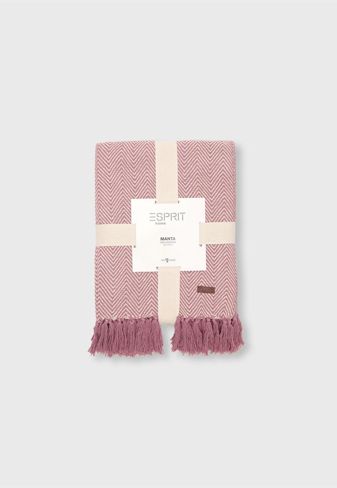Manta Jacquard 130 x 170 cm. Esprit V24F131660-1