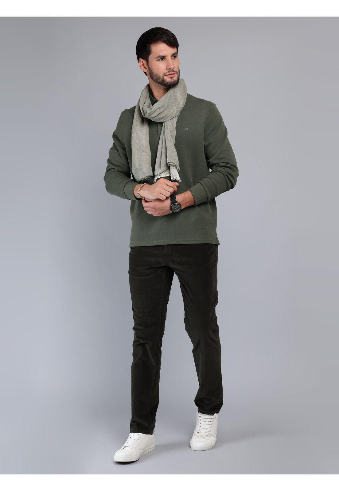 Polera Stone Wash Regular Fit Verde Arrow PO33022VE-3