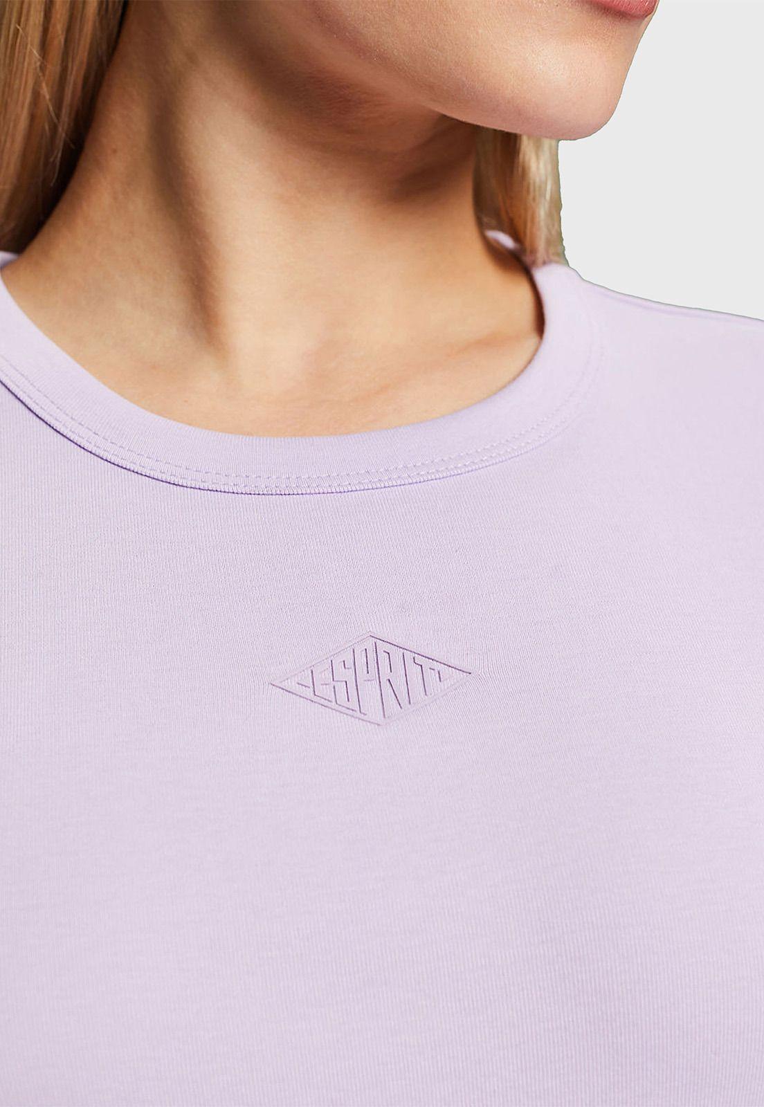 Polera Algodón Con Logo Mujer Esprit 014EE1K325-3