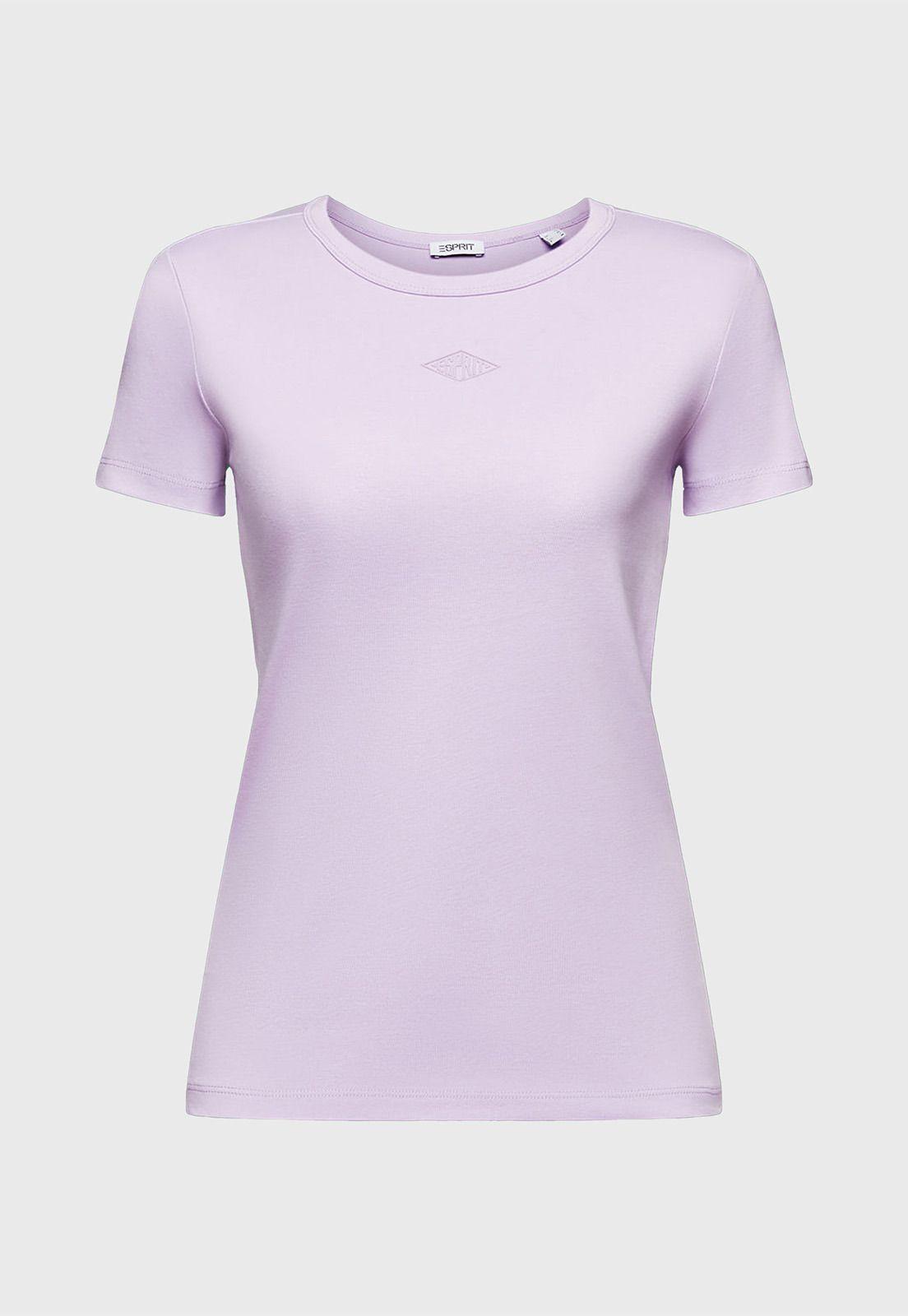 Polera Algodón Con Logo Mujer Esprit 014EE1K325-4
