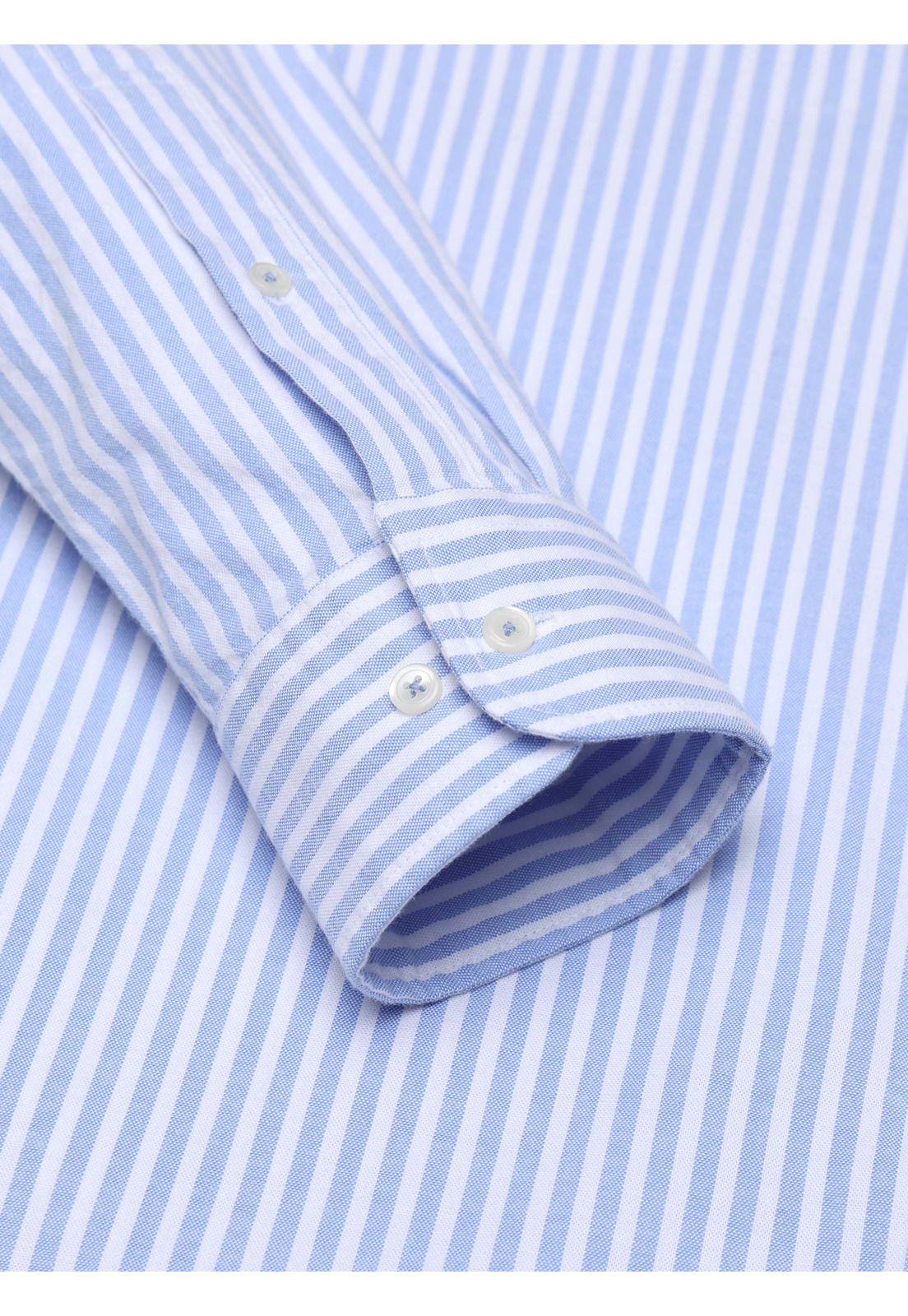 Camisa Oxford Spandex Regular Fit Celeste Arrow CM34003CE-5