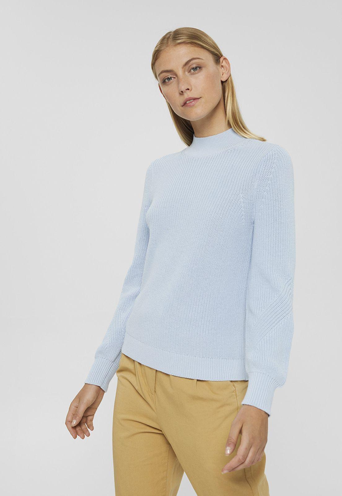 Sweater Mujer Cuello Alto Con Textura Esprit-0
