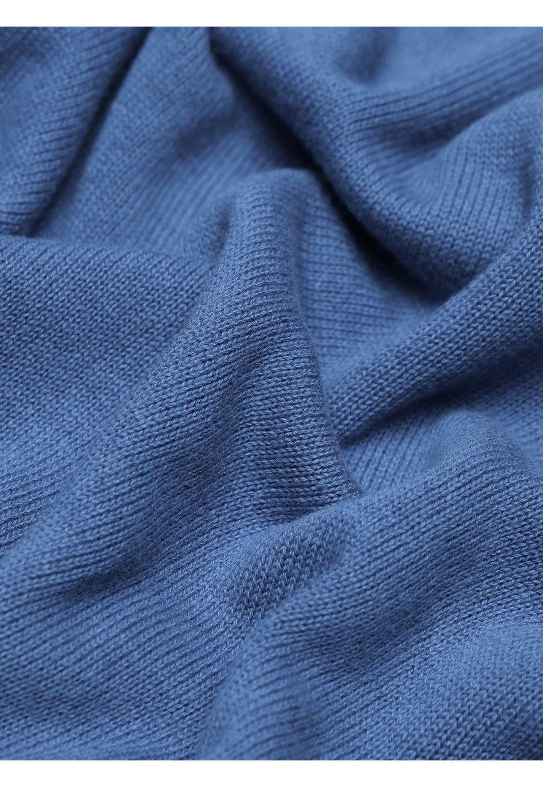 Sweater Cuello V Regular Fit Azul Arrow SW34085AZ-5