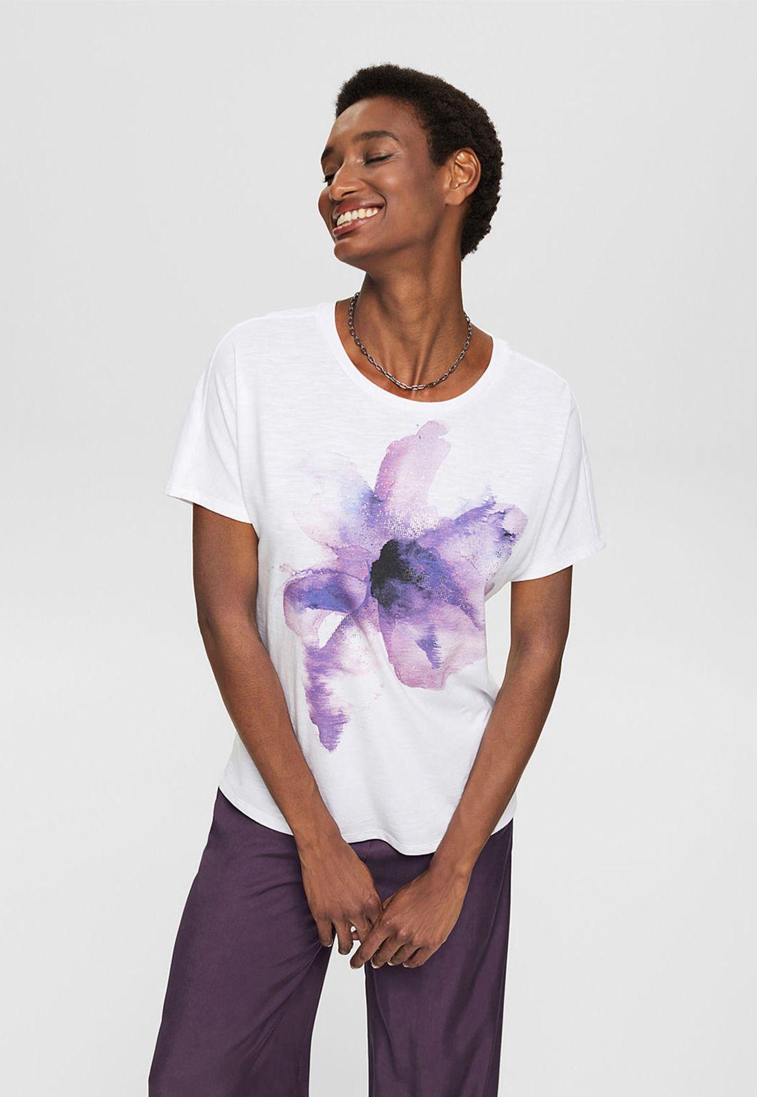 Polera Con Estampado Esprit-0