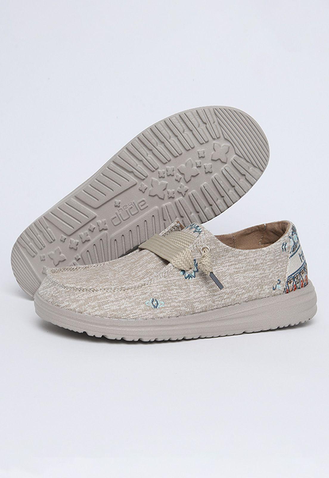 Zapato Wendy Flora Sunflower Heydude-2