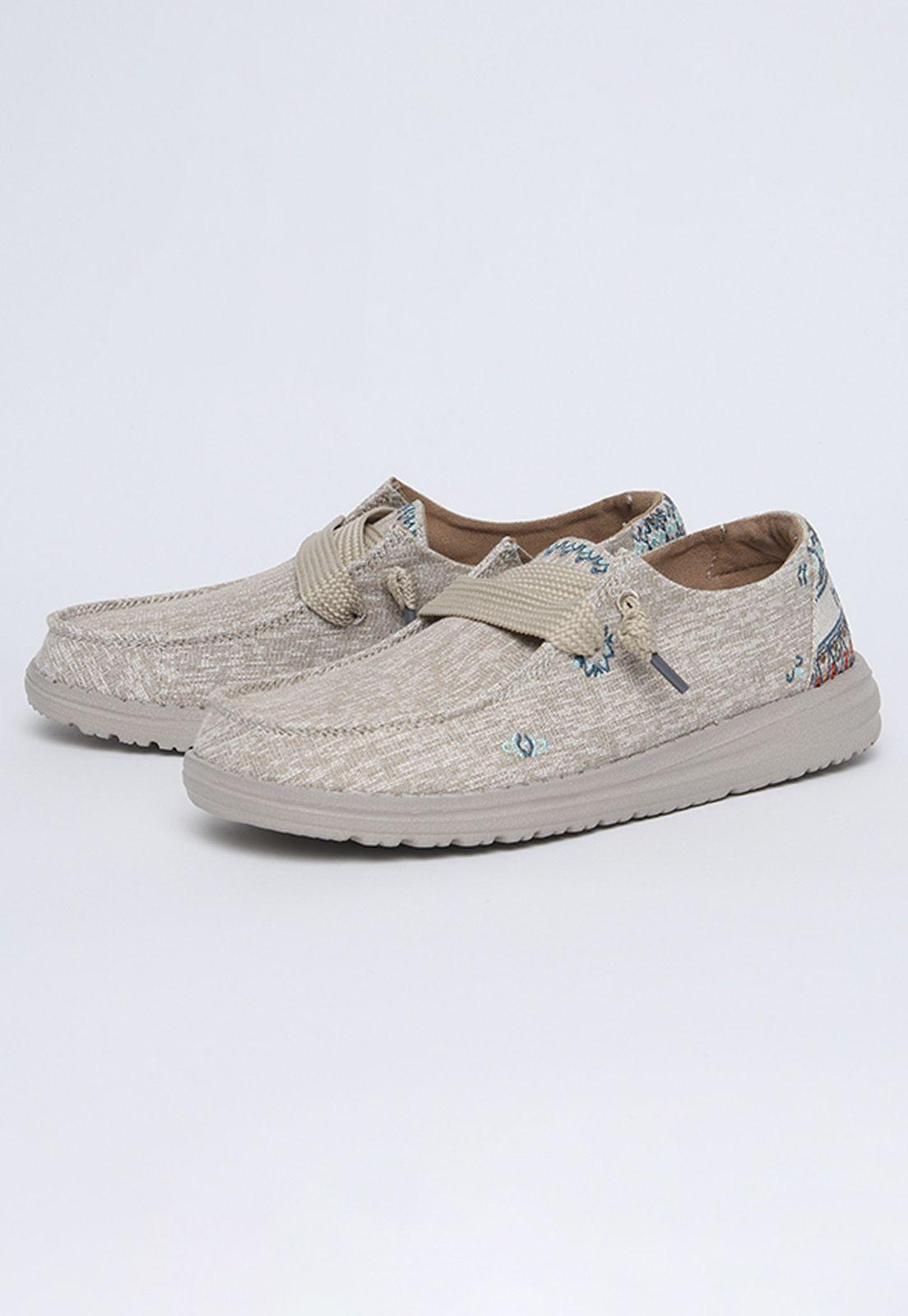 Zapato Wendy Flora Sunflower Heydude-1