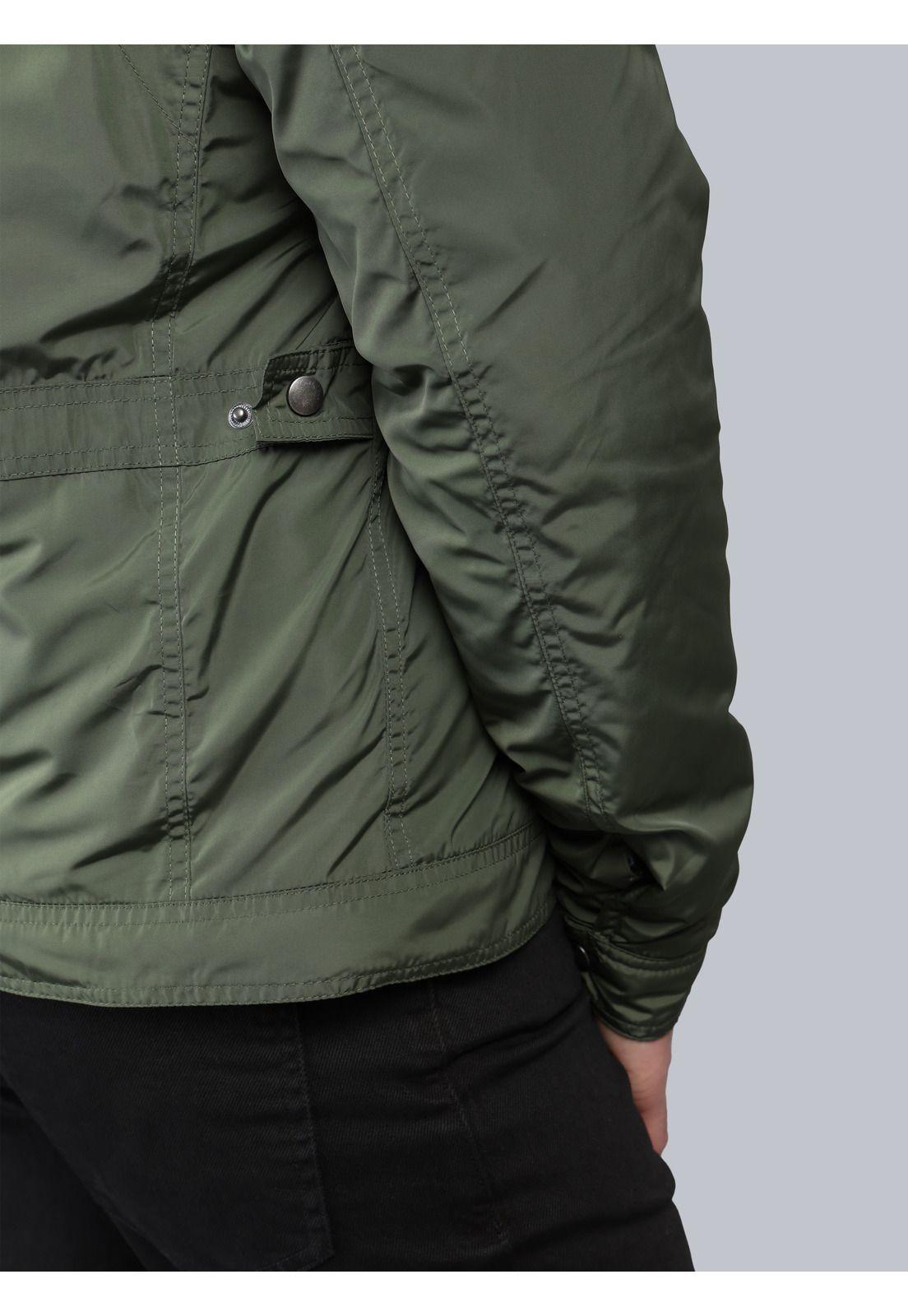 Chaqueta Lisa Regular Fit Verde Soviet SCIG097VE-4