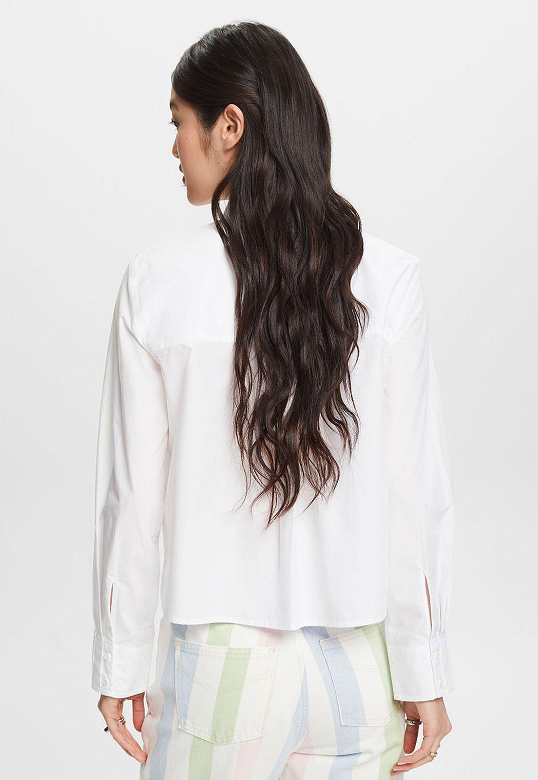 Blusa Corta De Popelina Mujer Esprit 034EE1F301-3