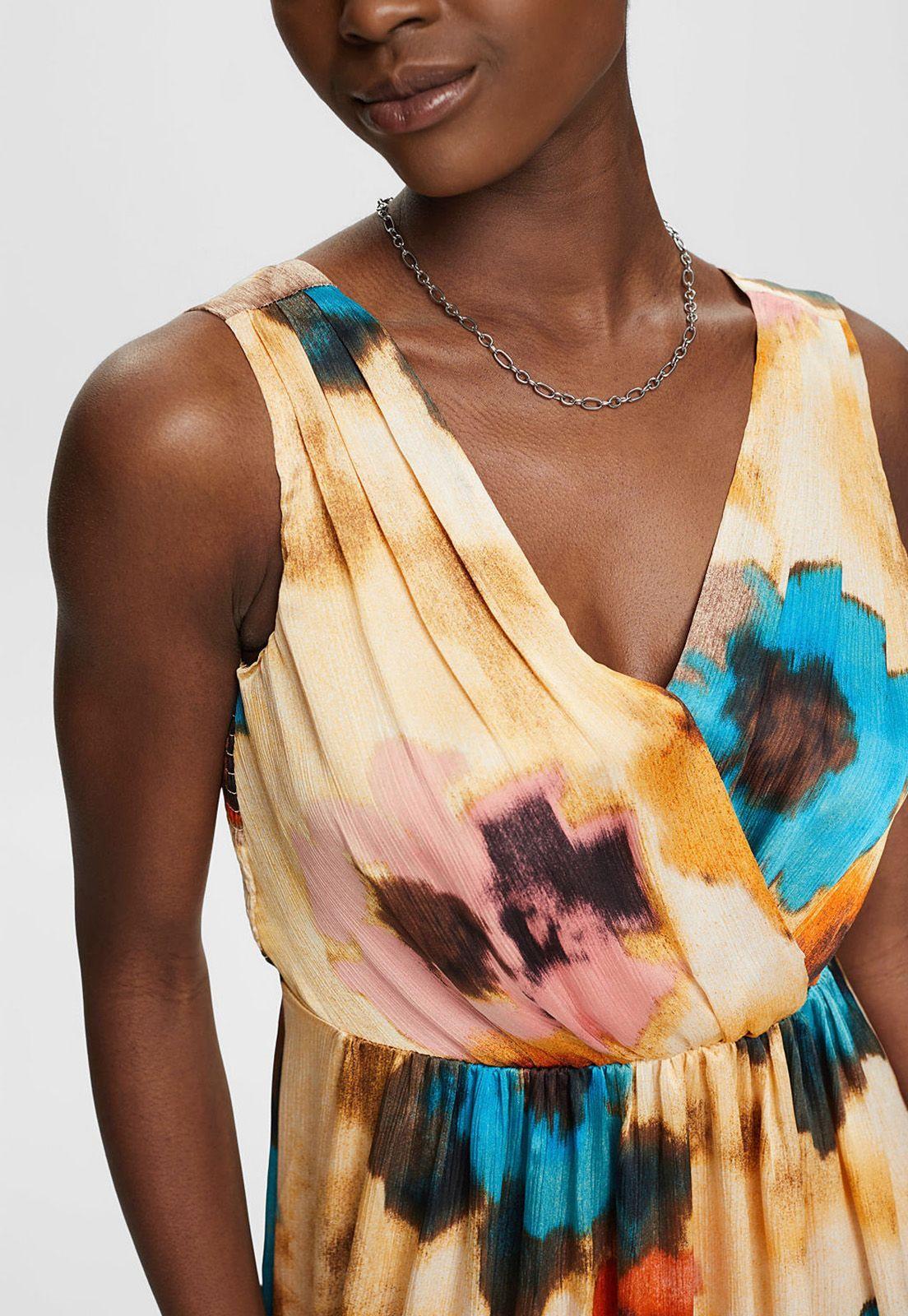 Vestido Midi Estampado Allover Mujer Esprit-2