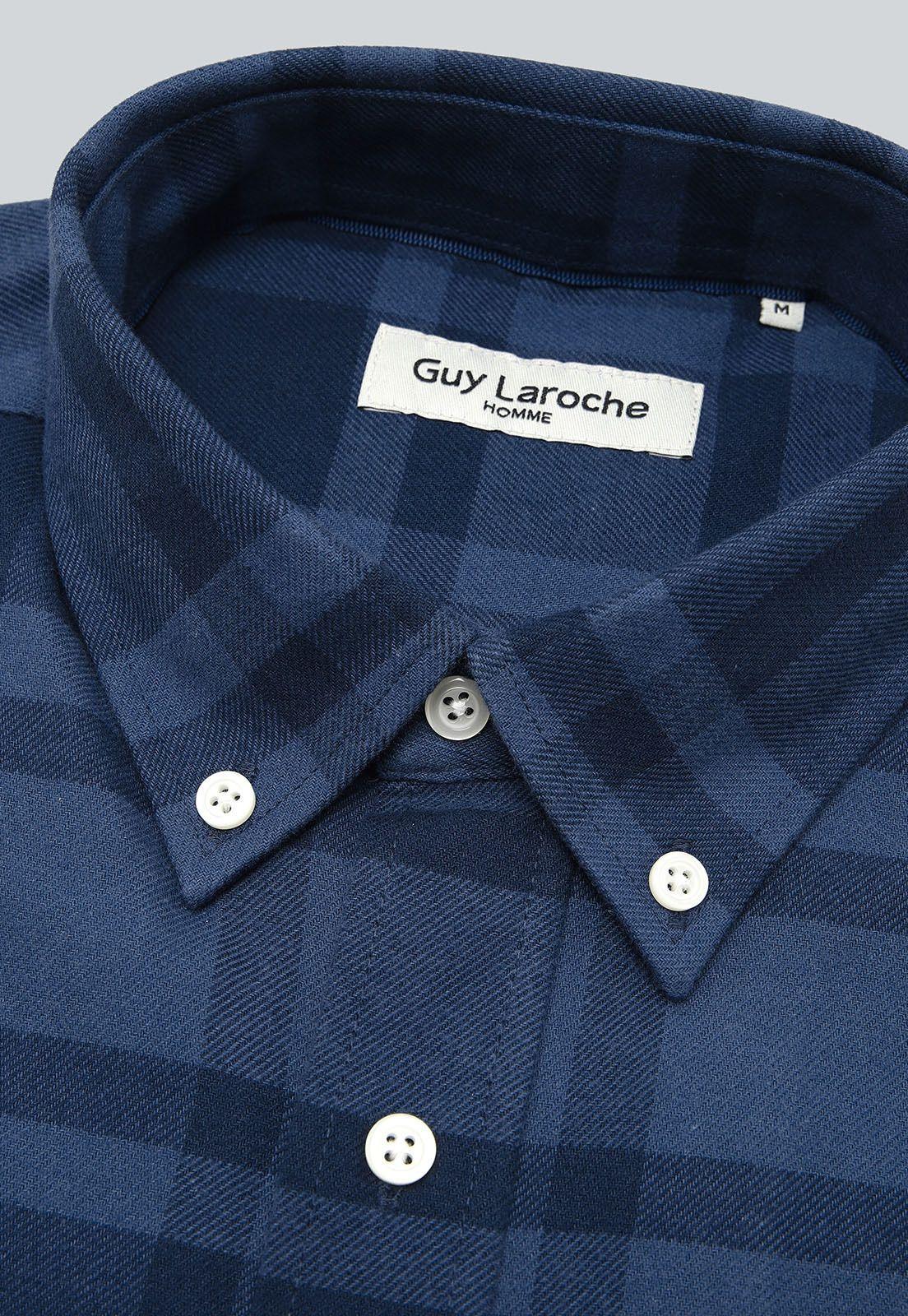 Camisa Cuadros Manga Larga Guy Laroche GLBIF44NB-4