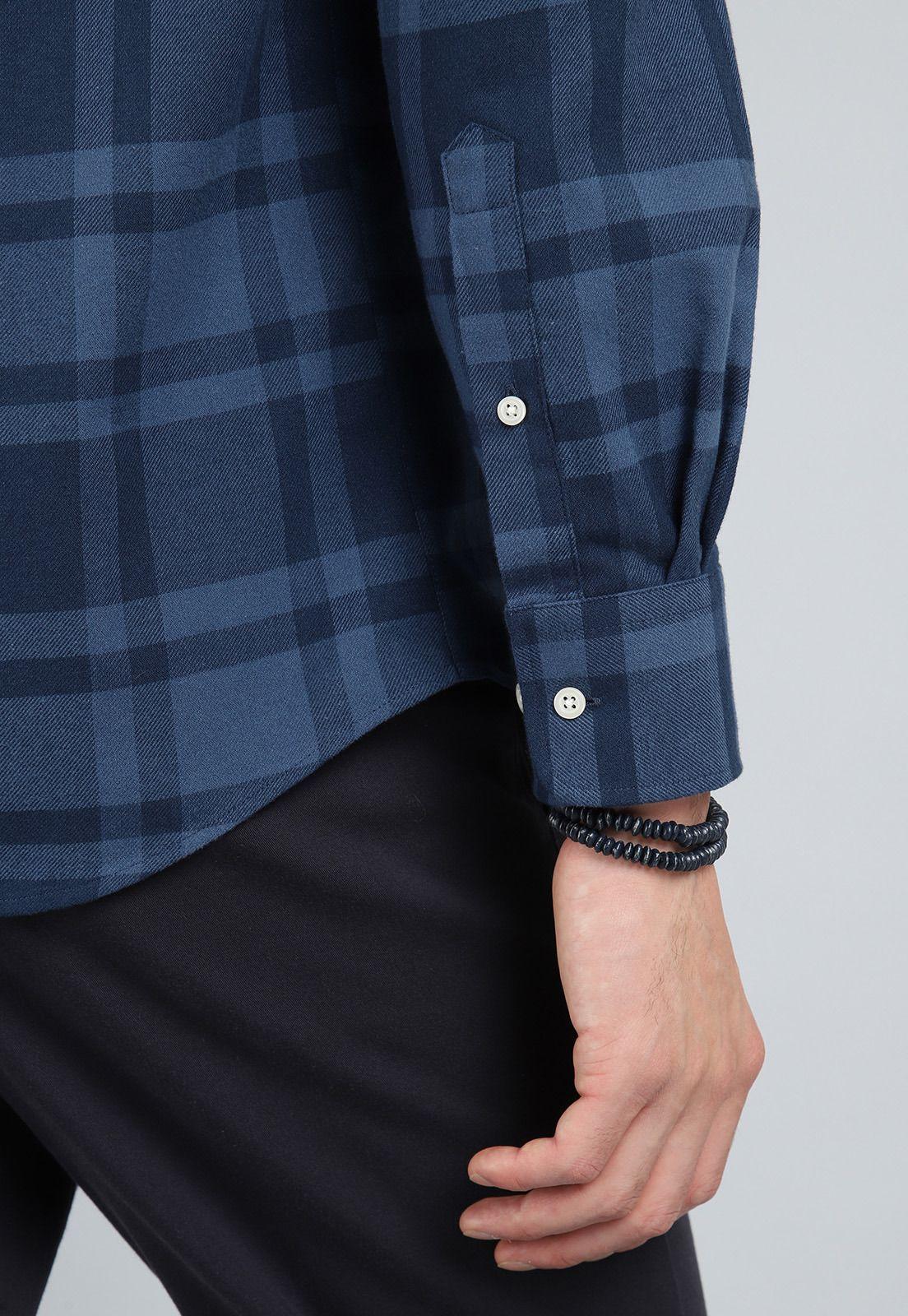 Camisa Cuadros Manga Larga Guy Laroche GLBIF44NB-5