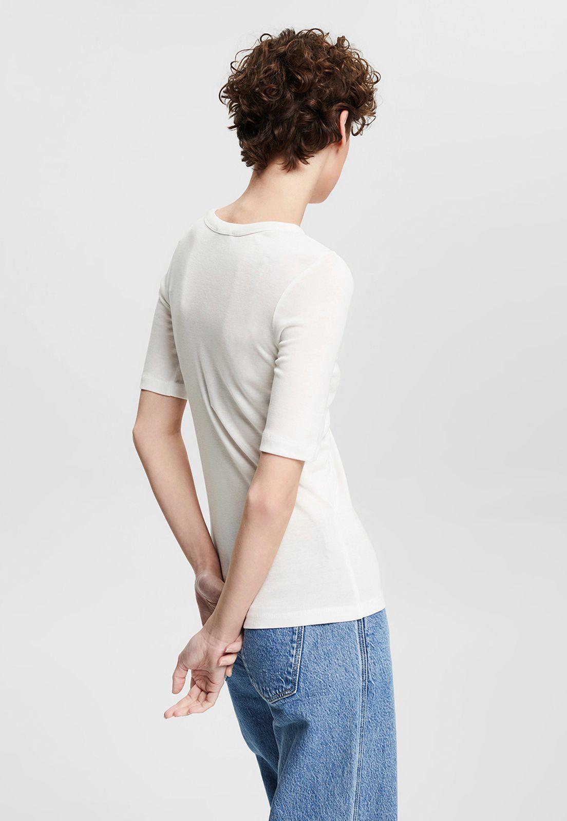 Polera Manga Corta Acanalada Esprit-1