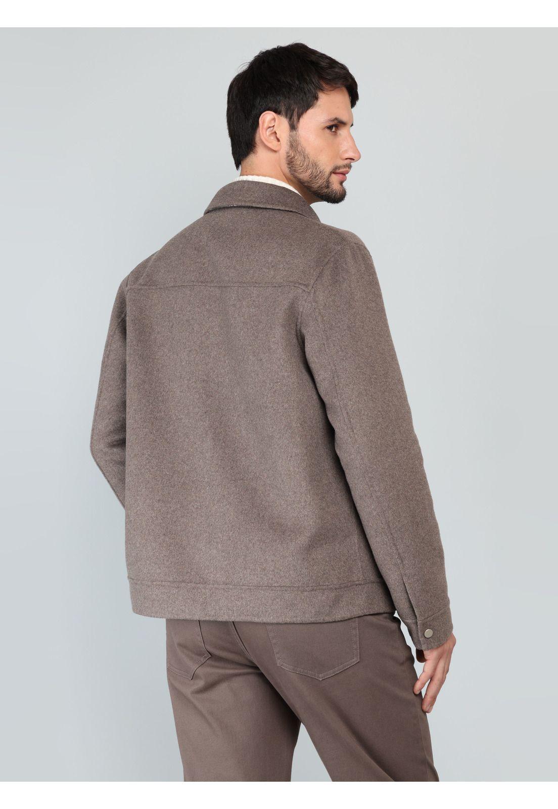 Chaqueta Lisa Recta Regular Fit Café Arrow CA33089CA-1