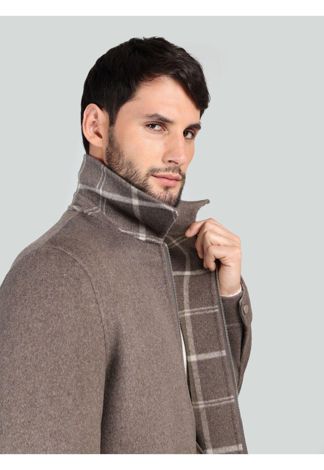 Chaqueta Lisa Recta Regular Fit Café Arrow CA33089CA-2