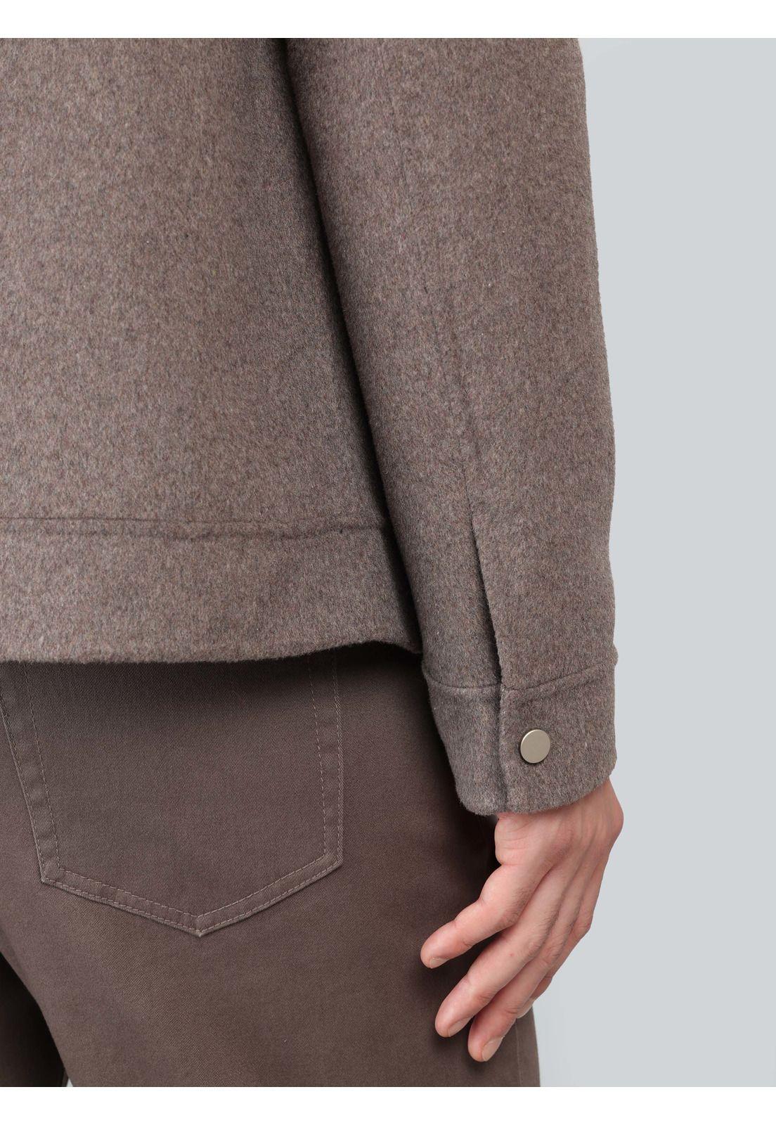 Chaqueta Lisa Recta Regular Fit Café Arrow CA33089CA-5