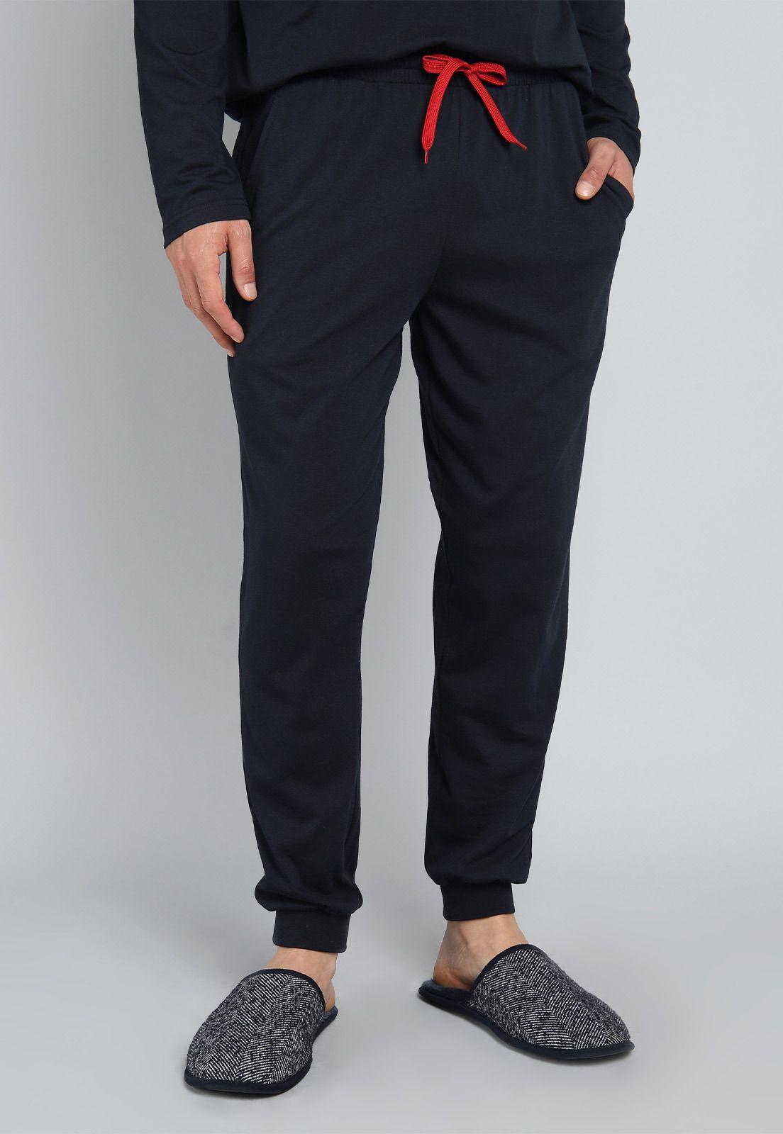 Pijama Largo Liso Arrow P1I3102AZ-4