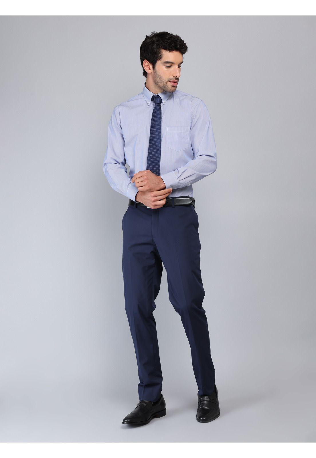 Camisa Formal A Rayas Van Heusen VHCM557AZ-4