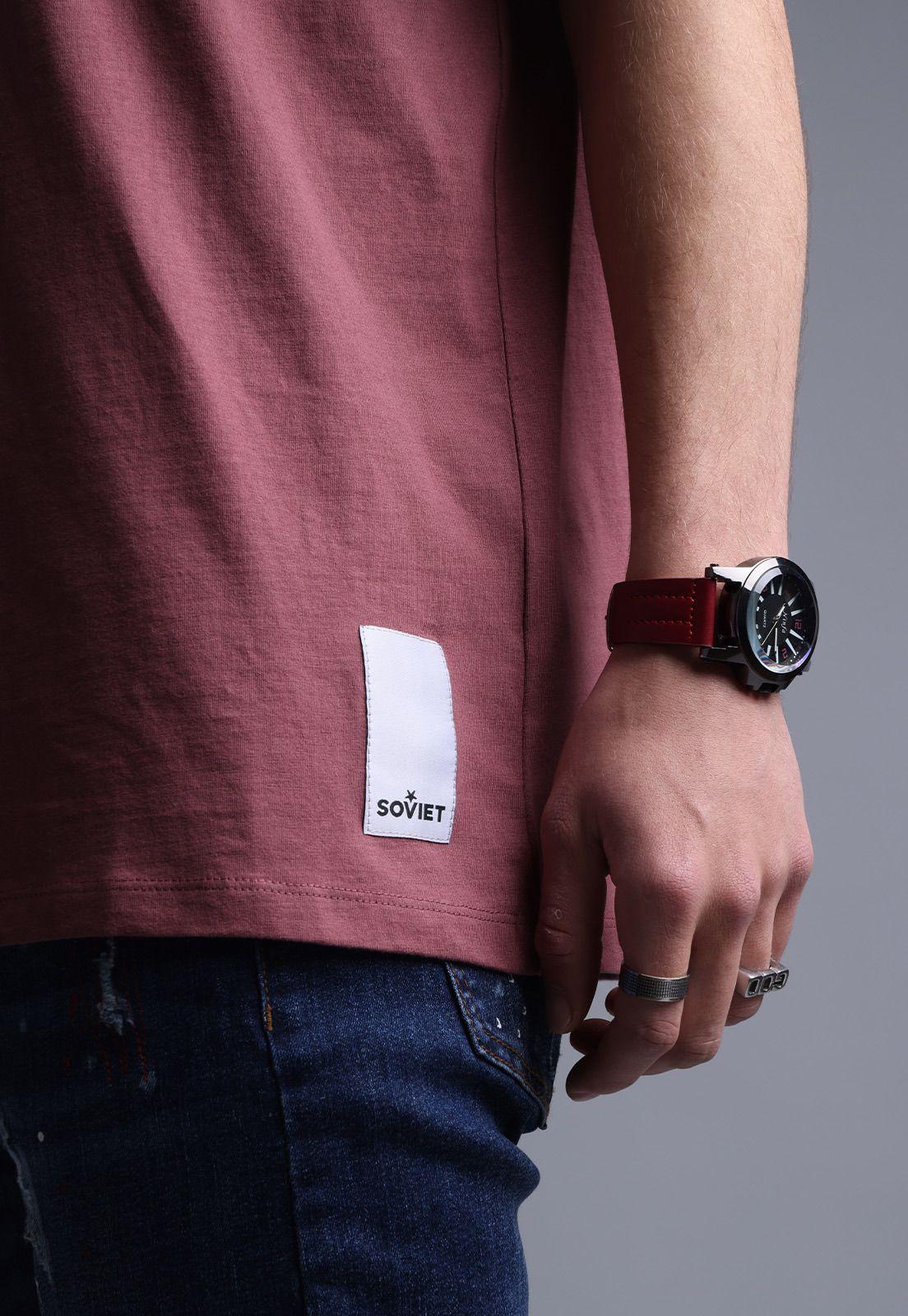 Polera Cuello Redondo Hombre Soviet SPOH606RO-3