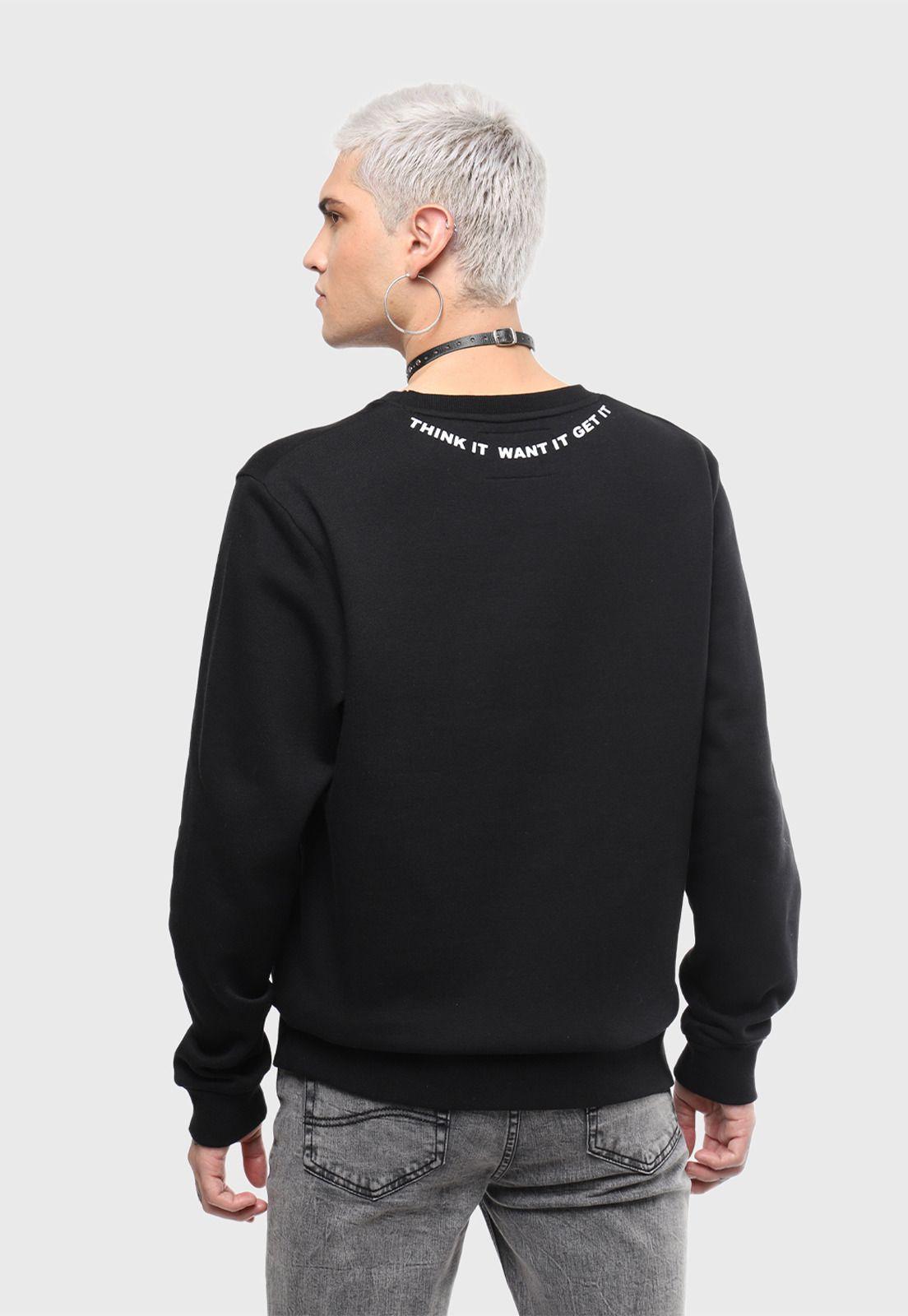 Poleron Estampado Negro Soviet SVPL237NE-1