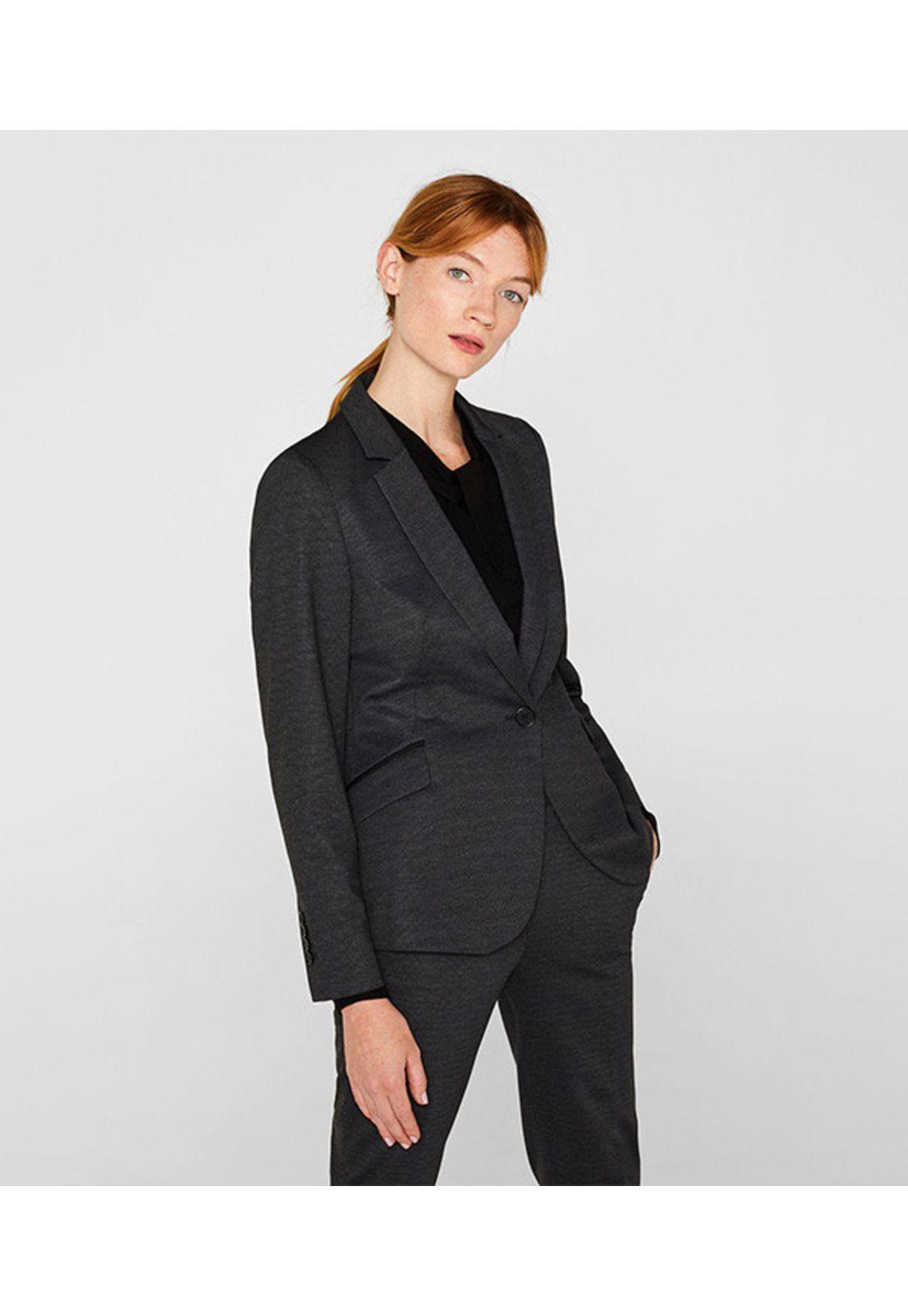 Blazer de mini cuadros-4