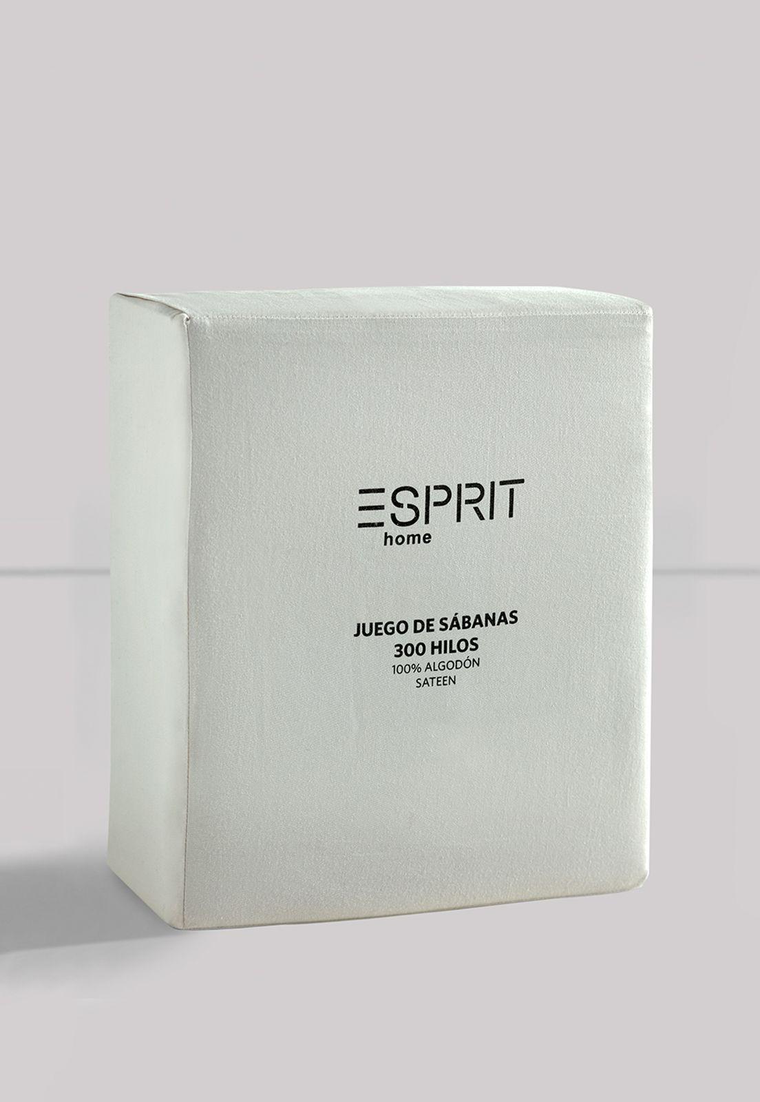 Juego de Sábanas 300 Hilos Lisas King Esprit Rosa-3
