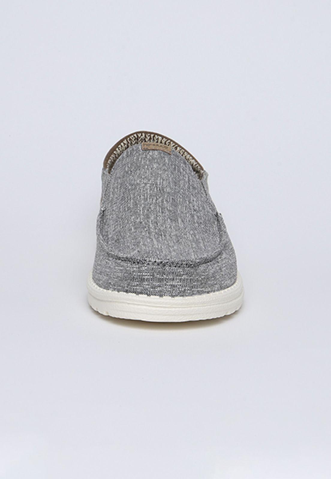 Zapato Thad Chambray Riviera Grey Heydude-3