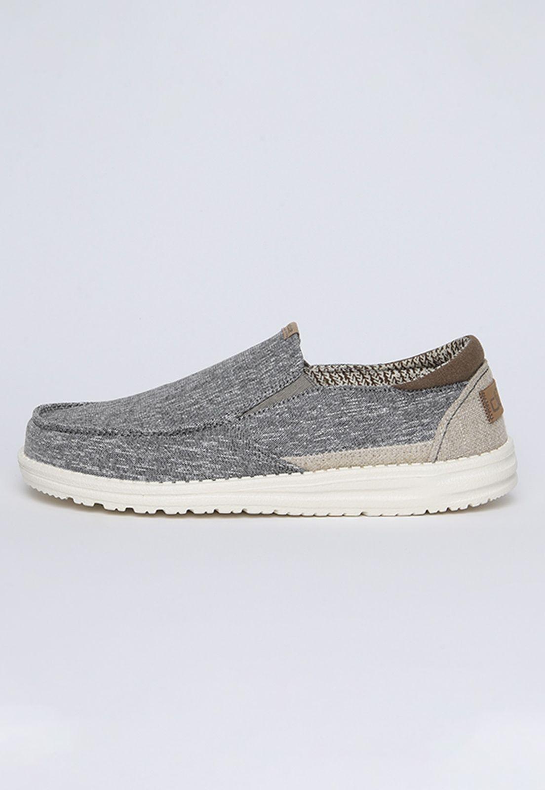 Zapato Thad Chambray Riviera Grey Heydude-0