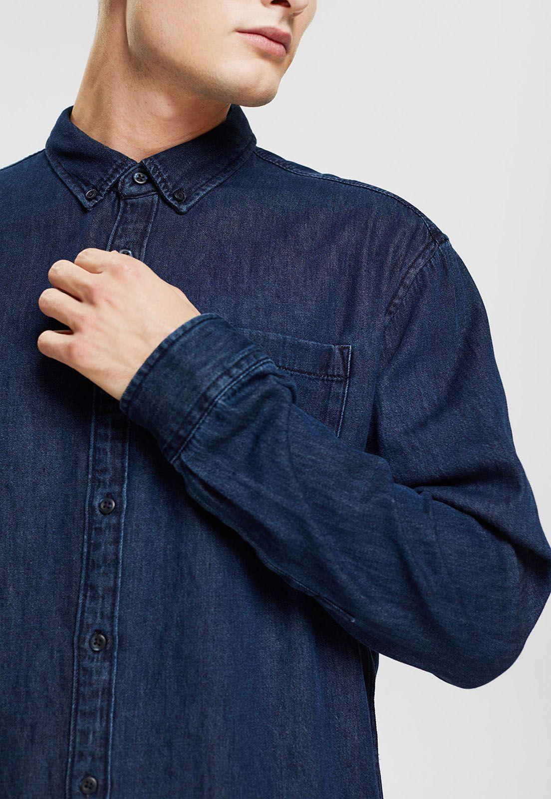 Camisa De Mezclilla Hombre Esprit-2