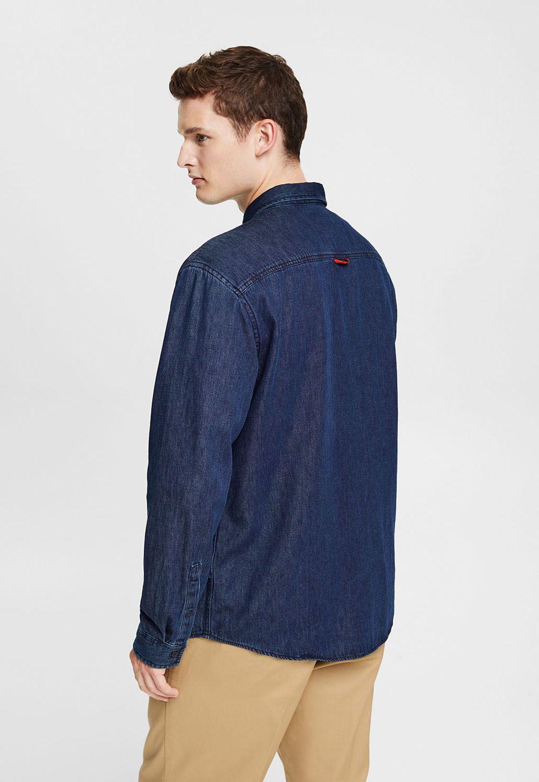 Camisa De Mezclilla Hombre Esprit-1