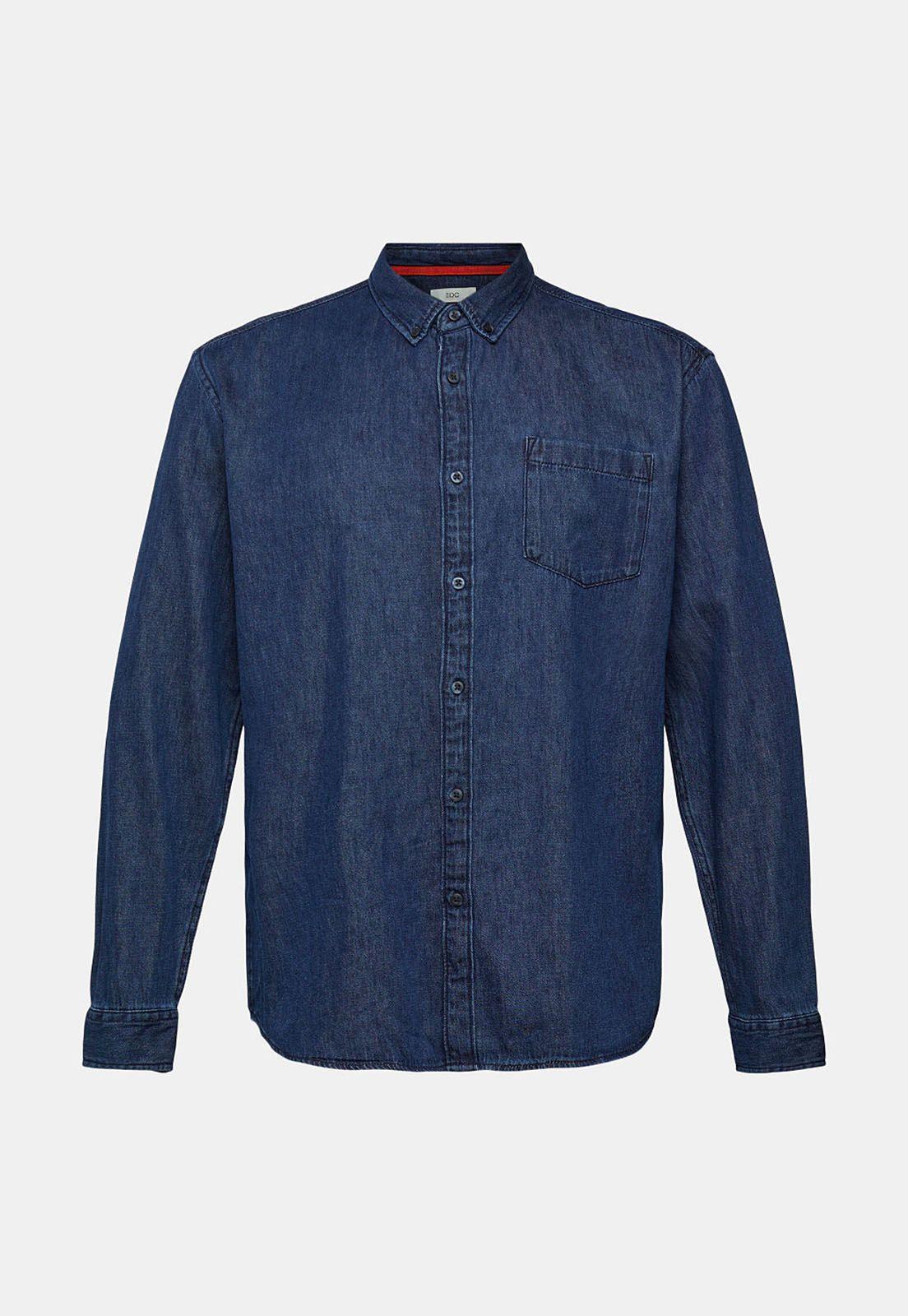 Camisa De Mezclilla Hombre Esprit-3