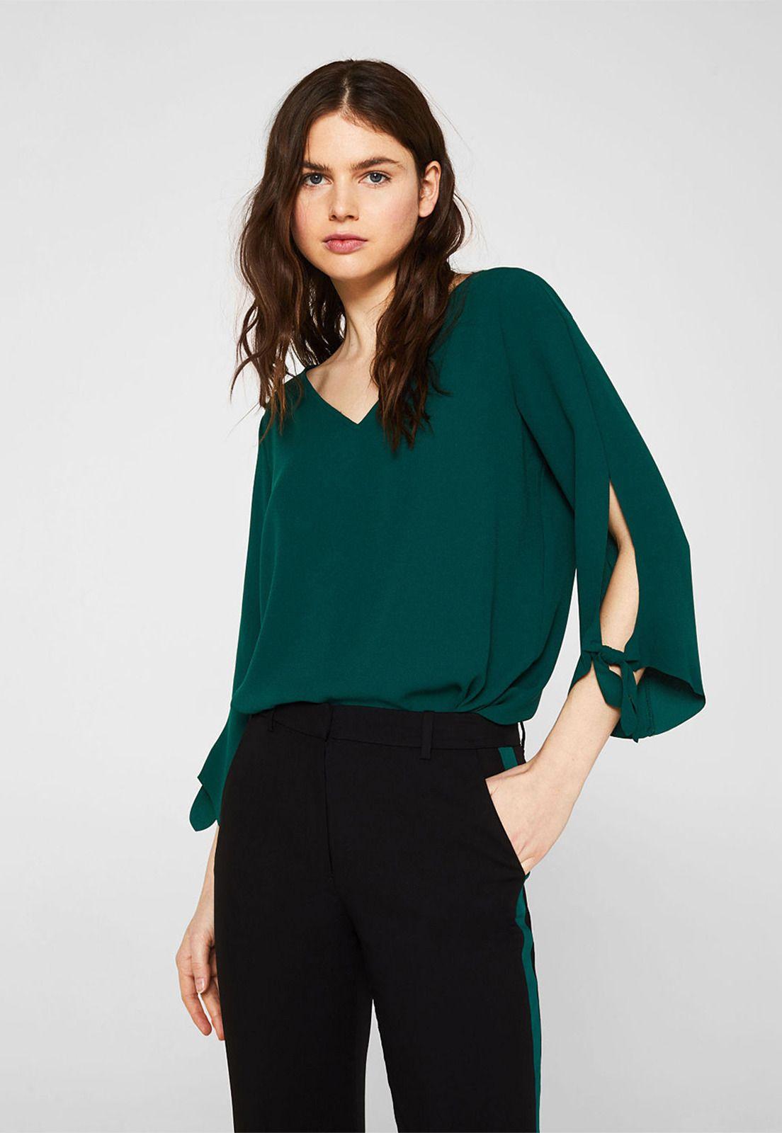 Blusa Con Lazos  Esprit-0